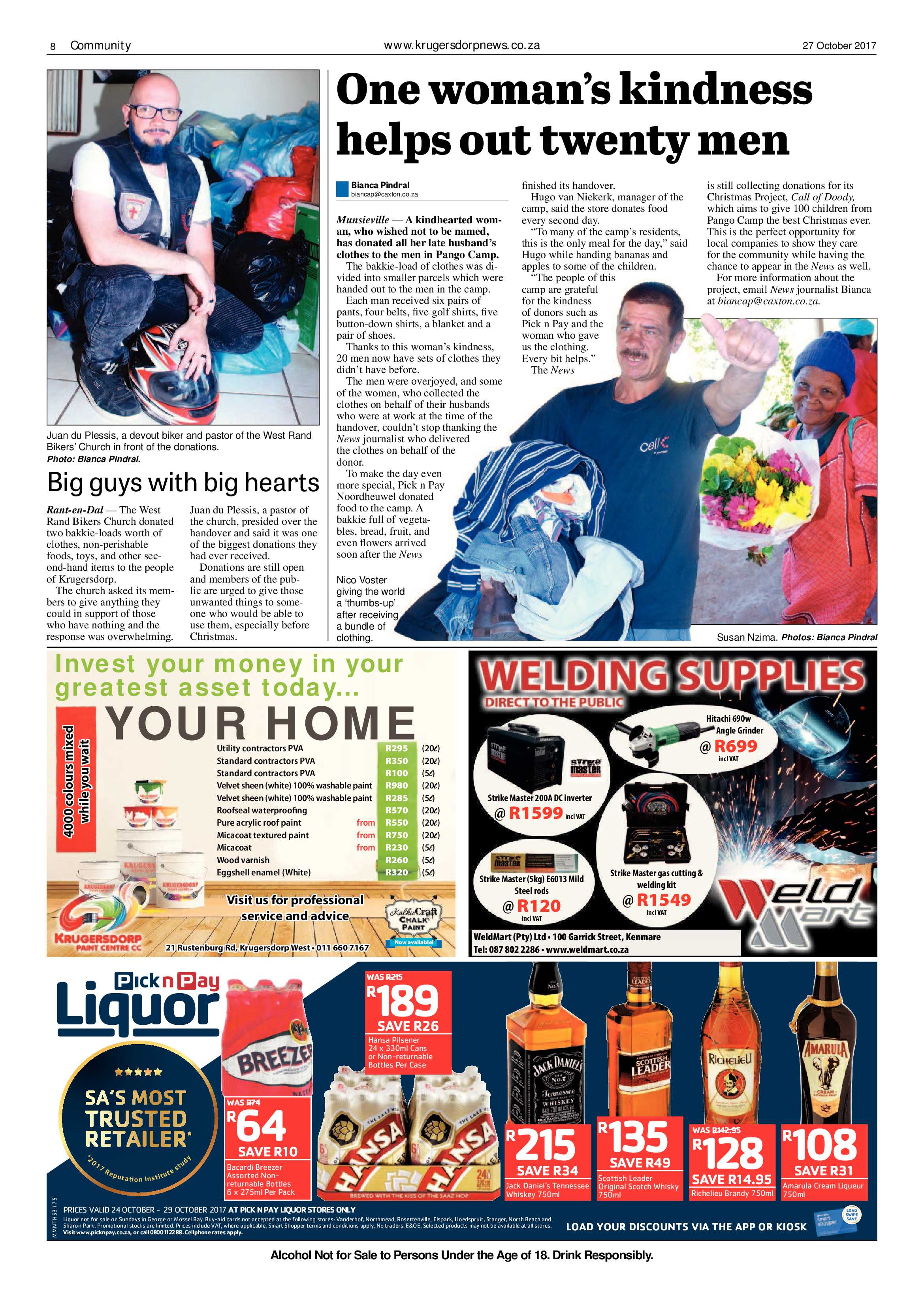 Krugersdorp News 27 October 2017 page 8