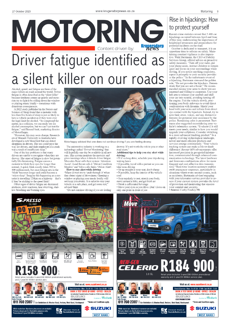 Krugersdorp News 27 October 2023 page 9