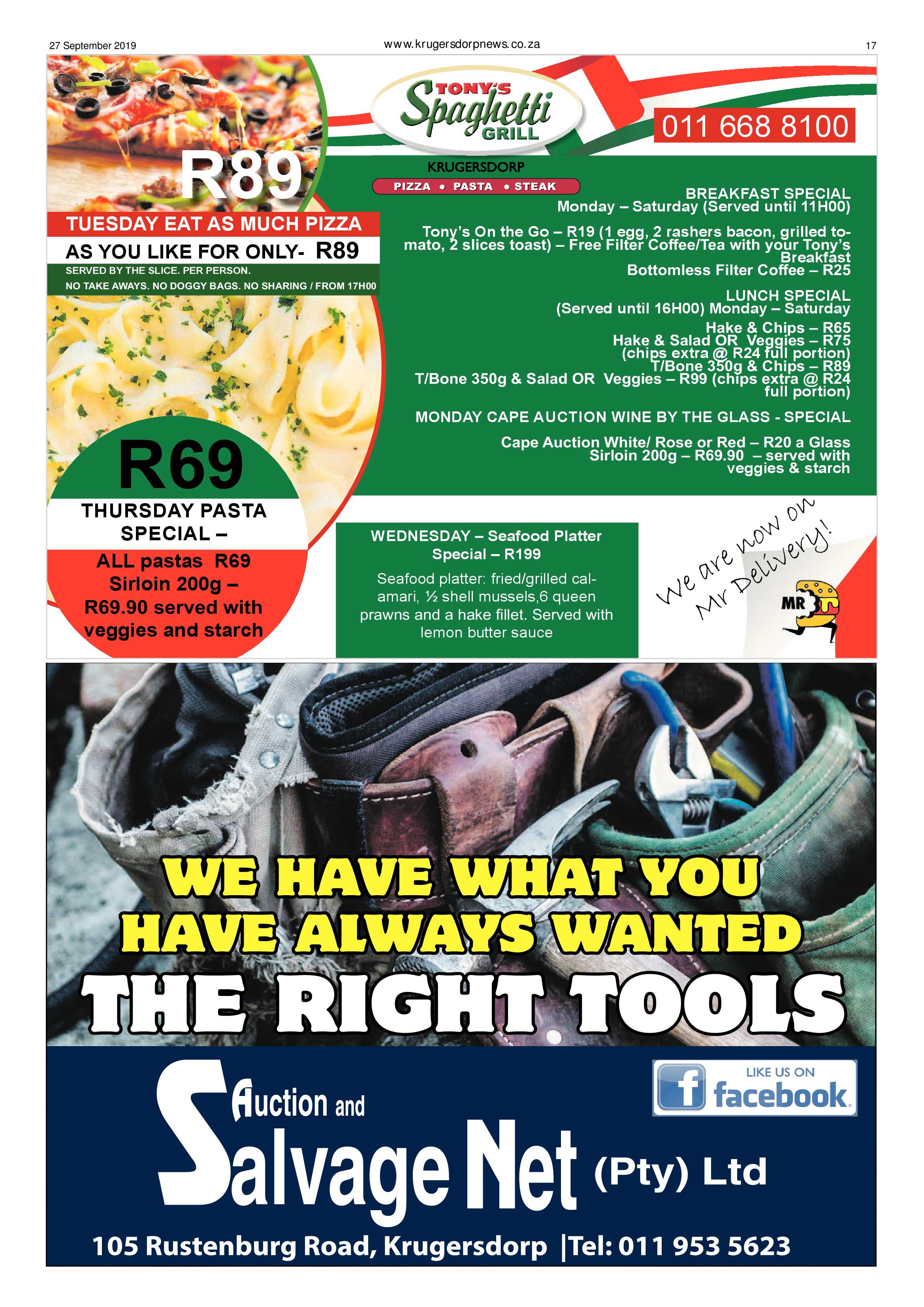 Krugersdorp News 27 September 2019 page 17