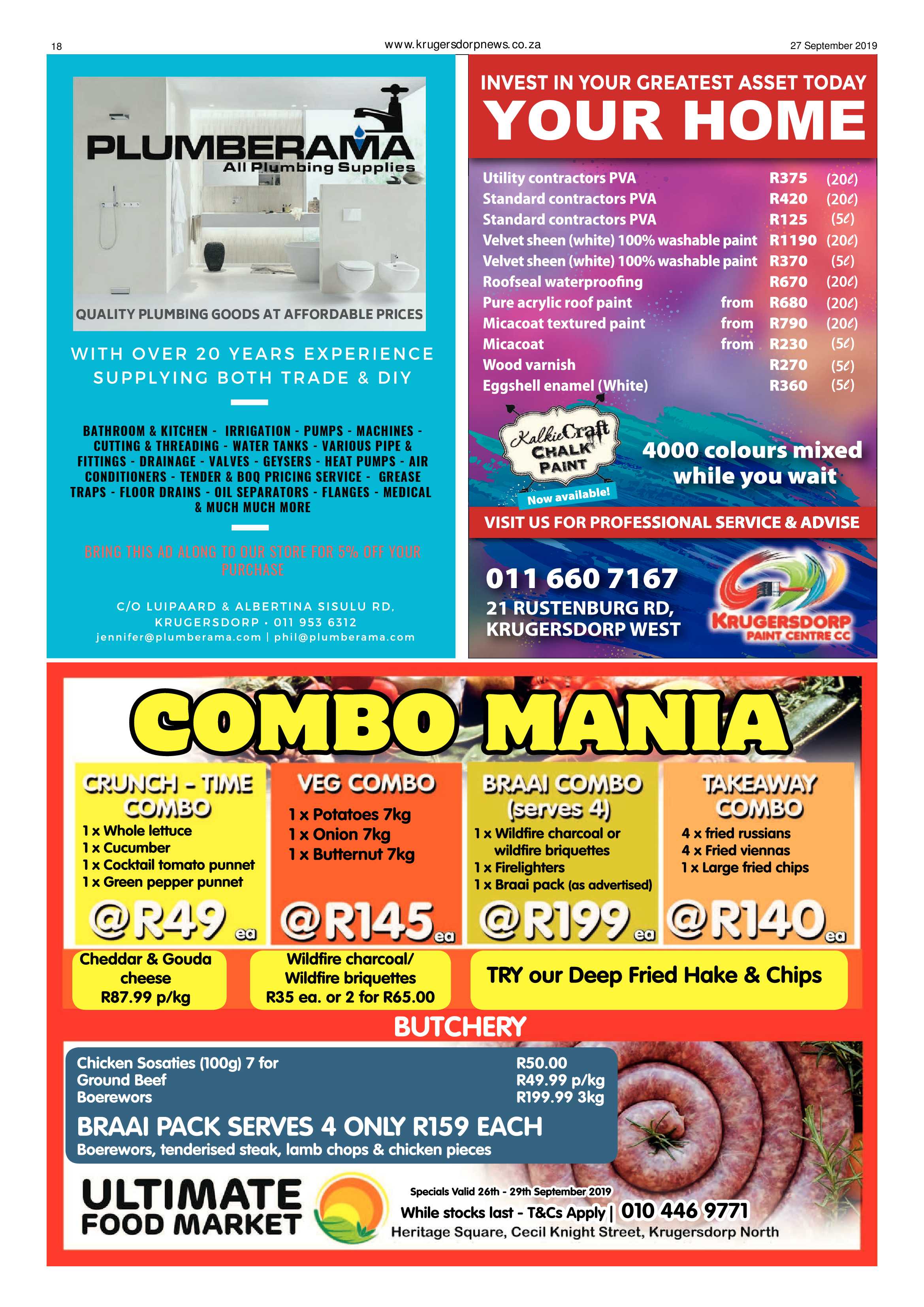 Krugersdorp News 27 September 2019 page 18
