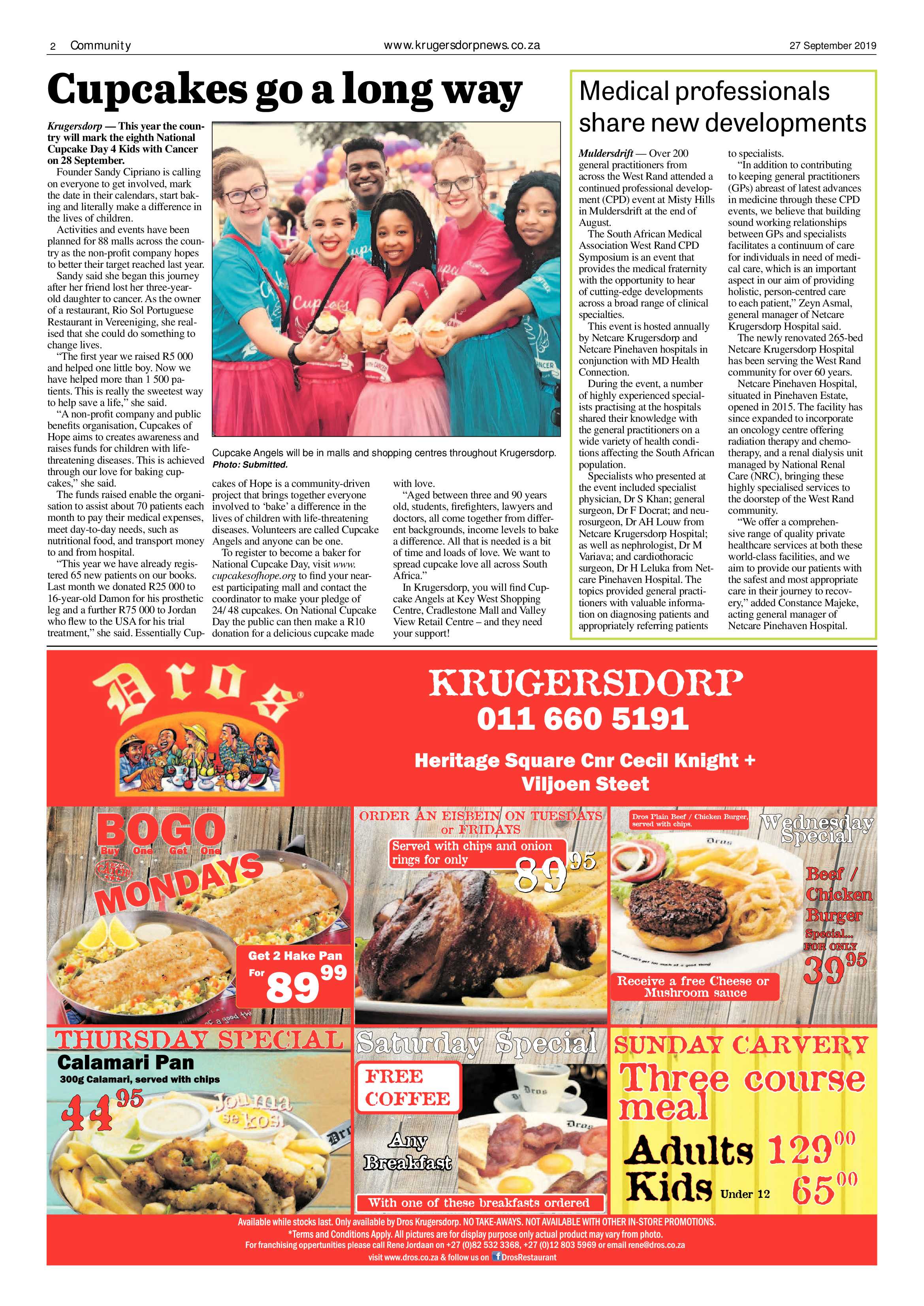 Krugersdorp News 27 September 2019 page 2