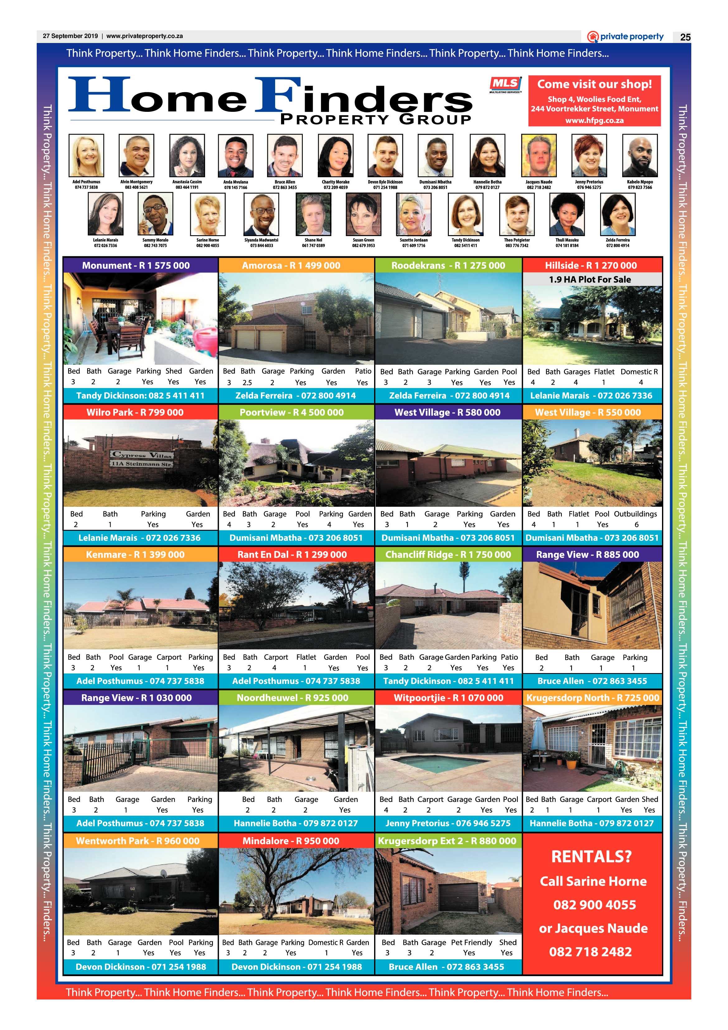 Krugersdorp News 27 September 2019 page 25