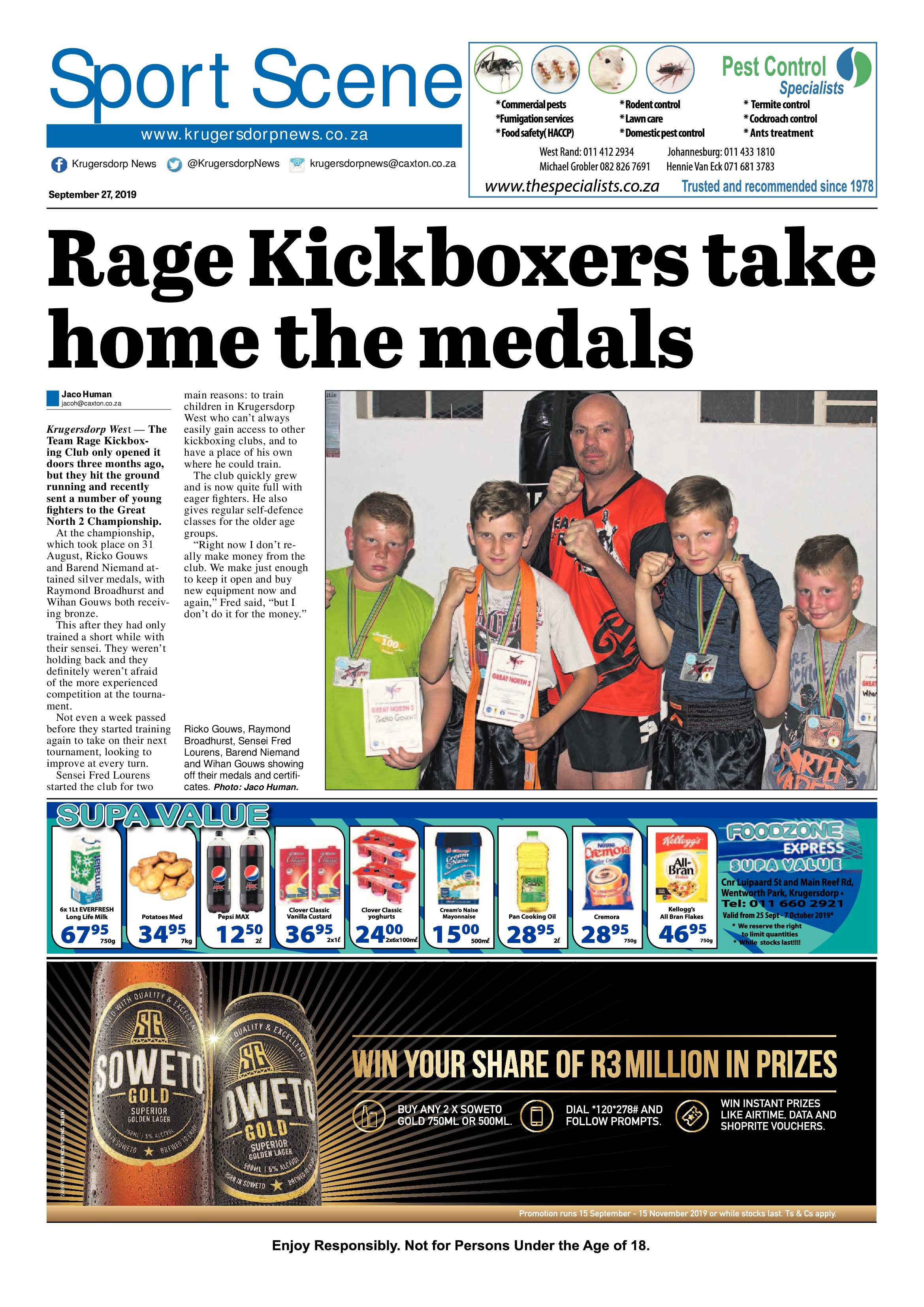 Krugersdorp News 27 September 2019 page 28