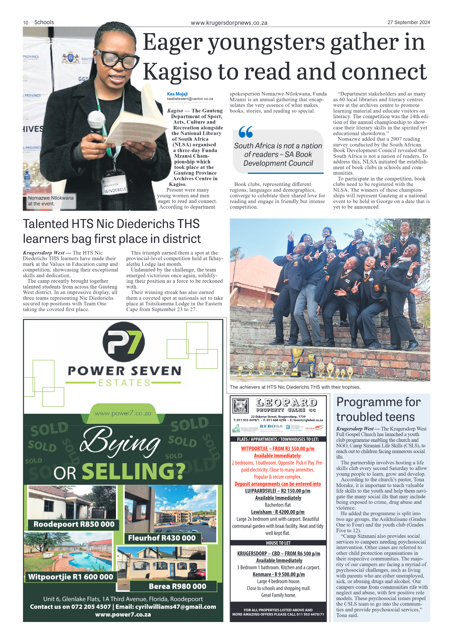 Krugersdorp News 27 September 2024 page 12