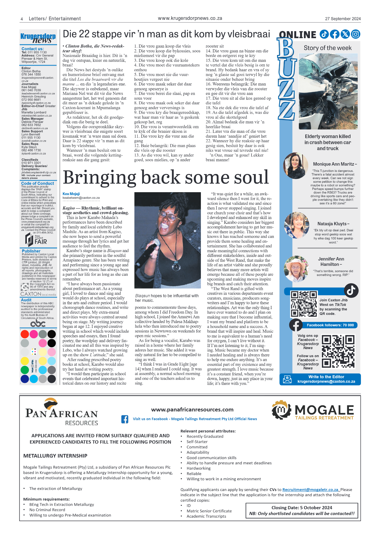 Krugersdorp News 27 September 2024 page 6