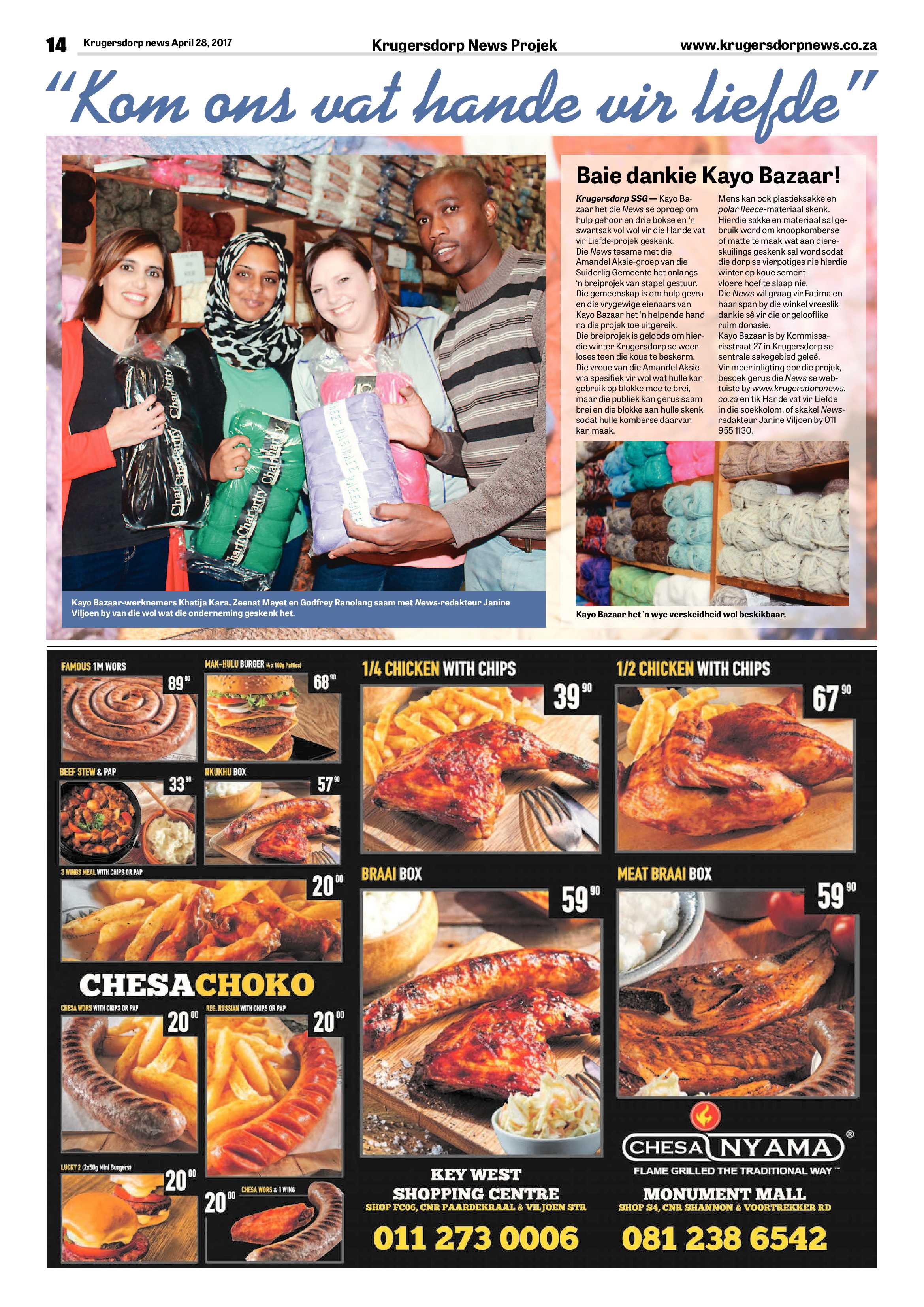 Krugersdorp News 28 April 2017 page 14
