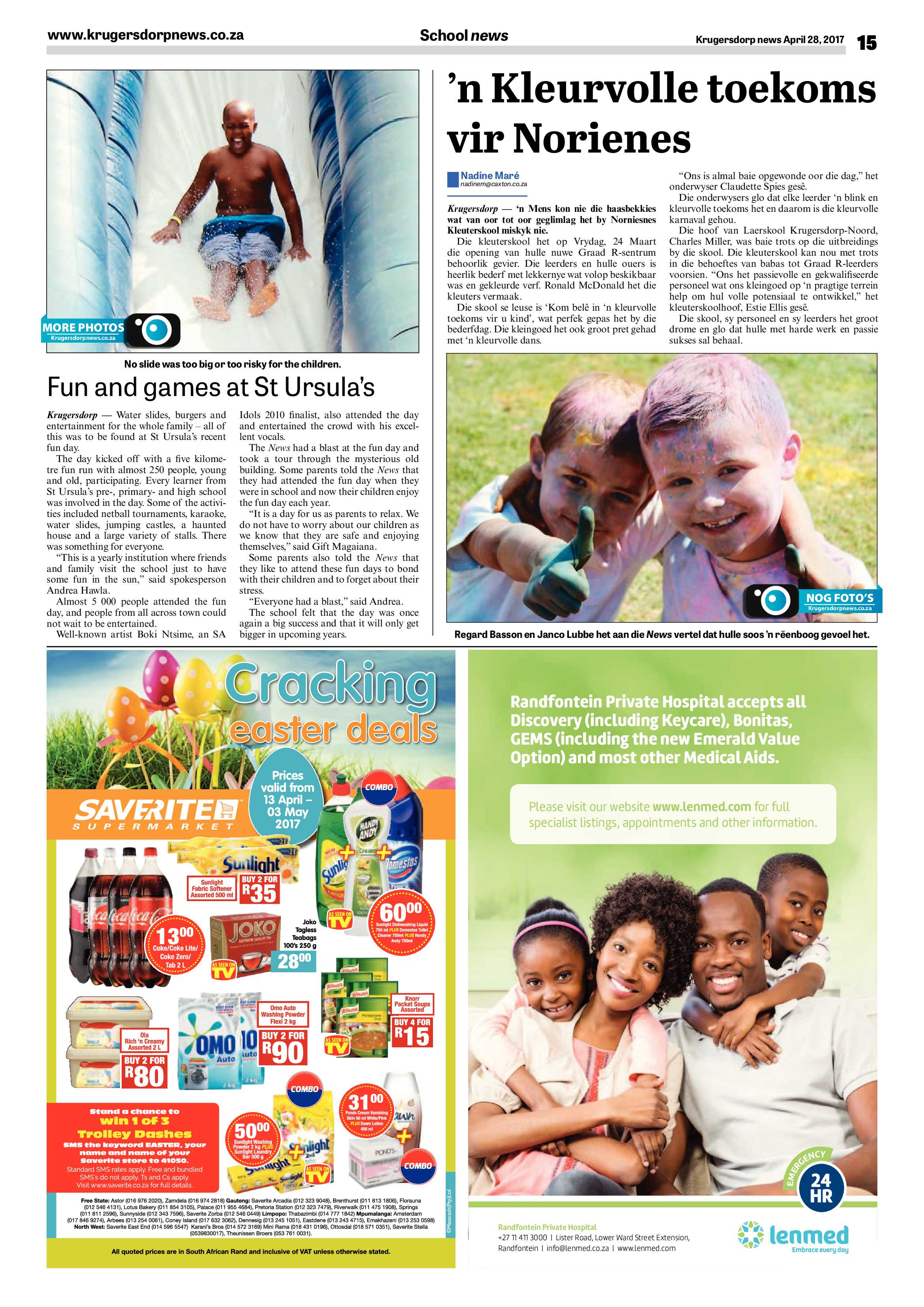 Krugersdorp News 28 April 2017 page 15