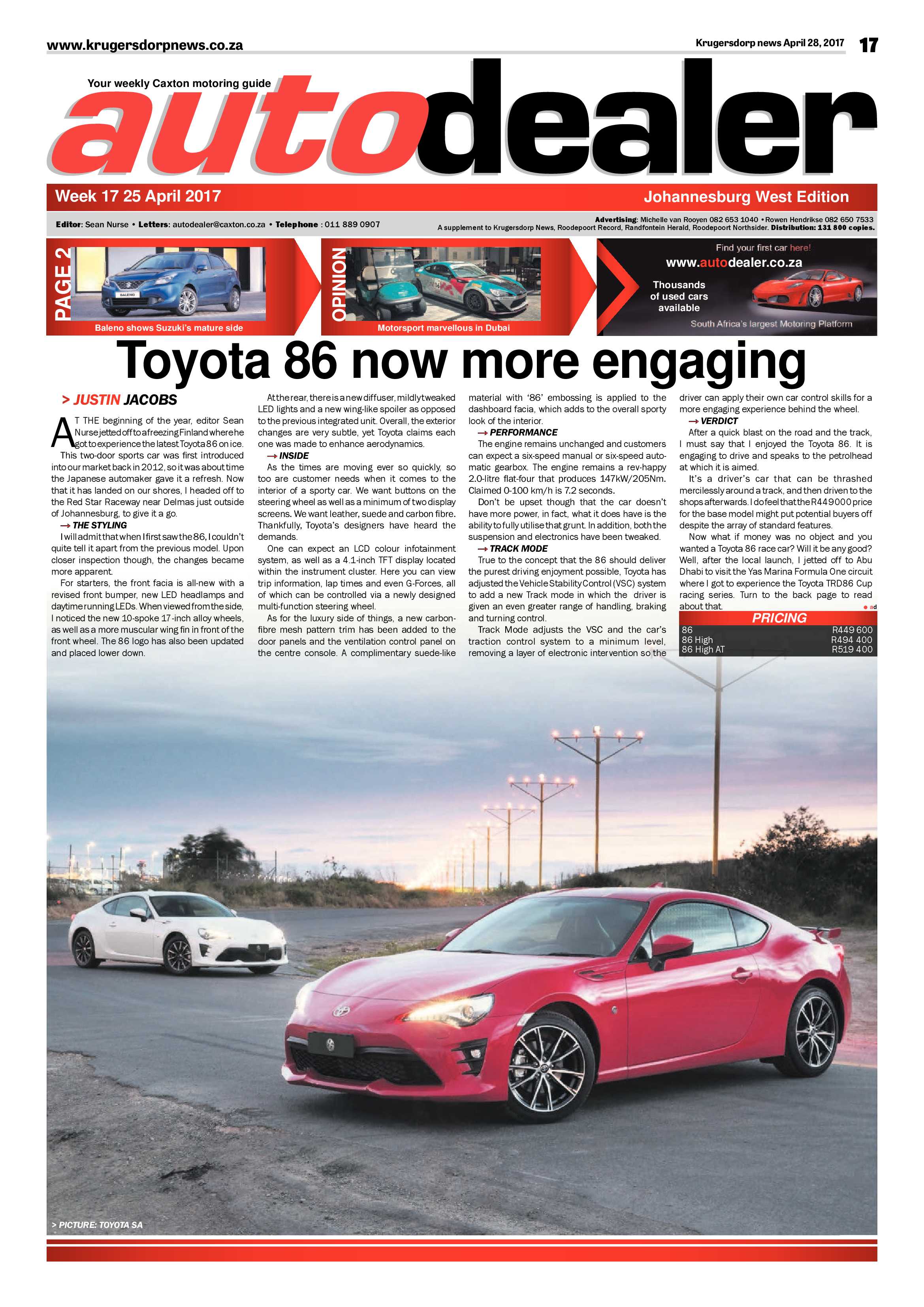 Krugersdorp News 28 April 2017 page 17