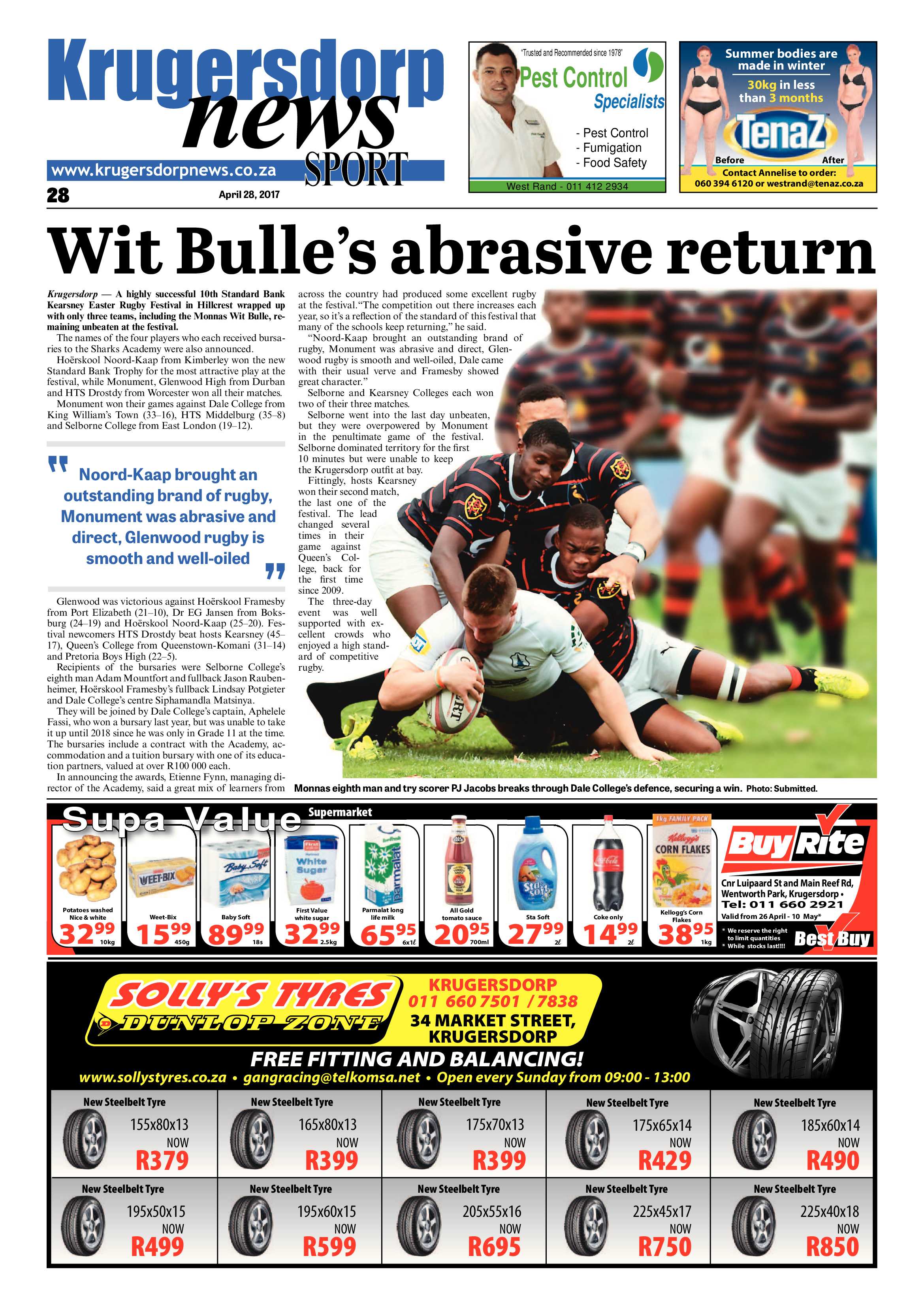 Krugersdorp News 28 April 2017 page 28