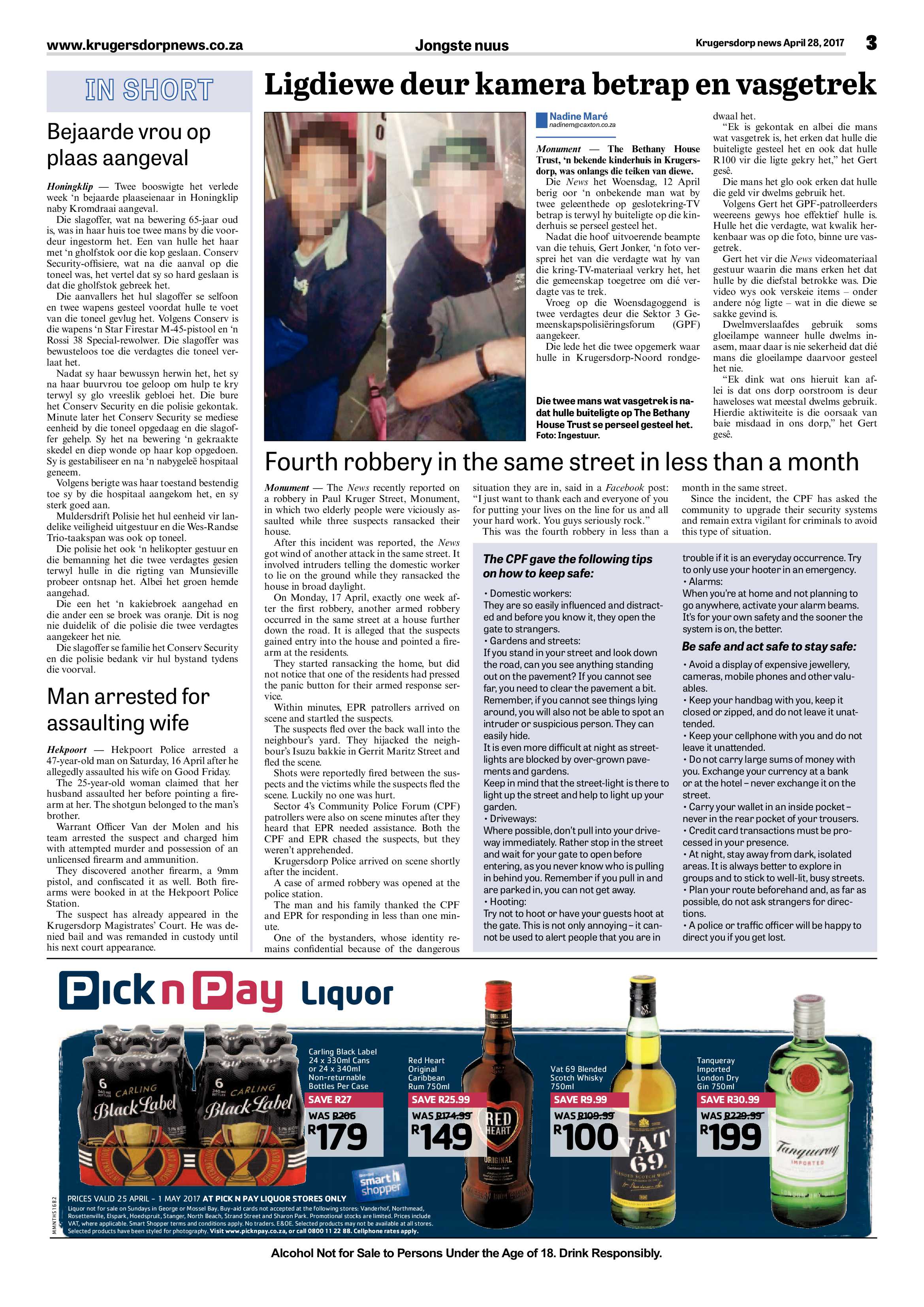 Krugersdorp News 28 April 2017 page 3