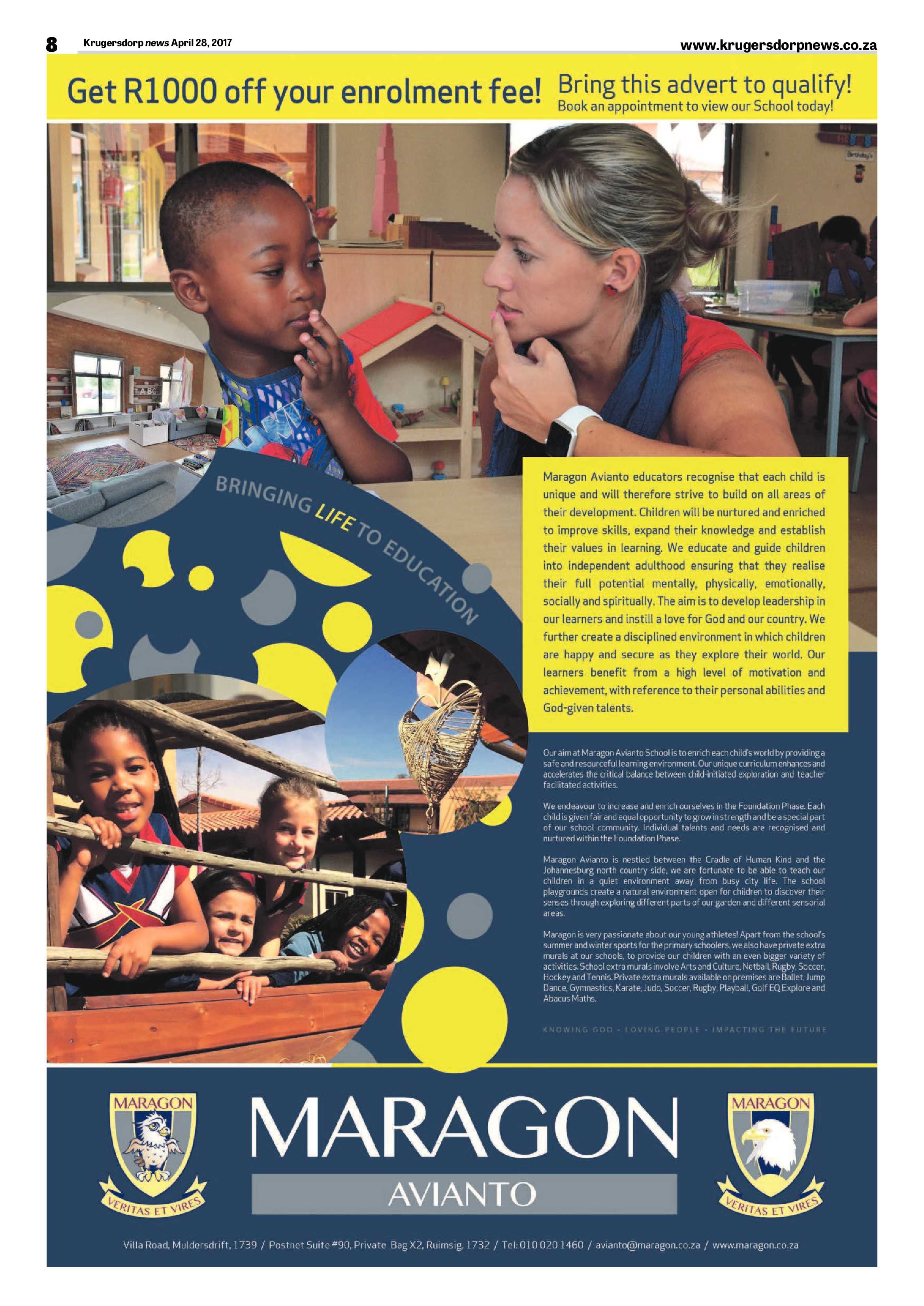 Krugersdorp News 28 April 2017 page 8