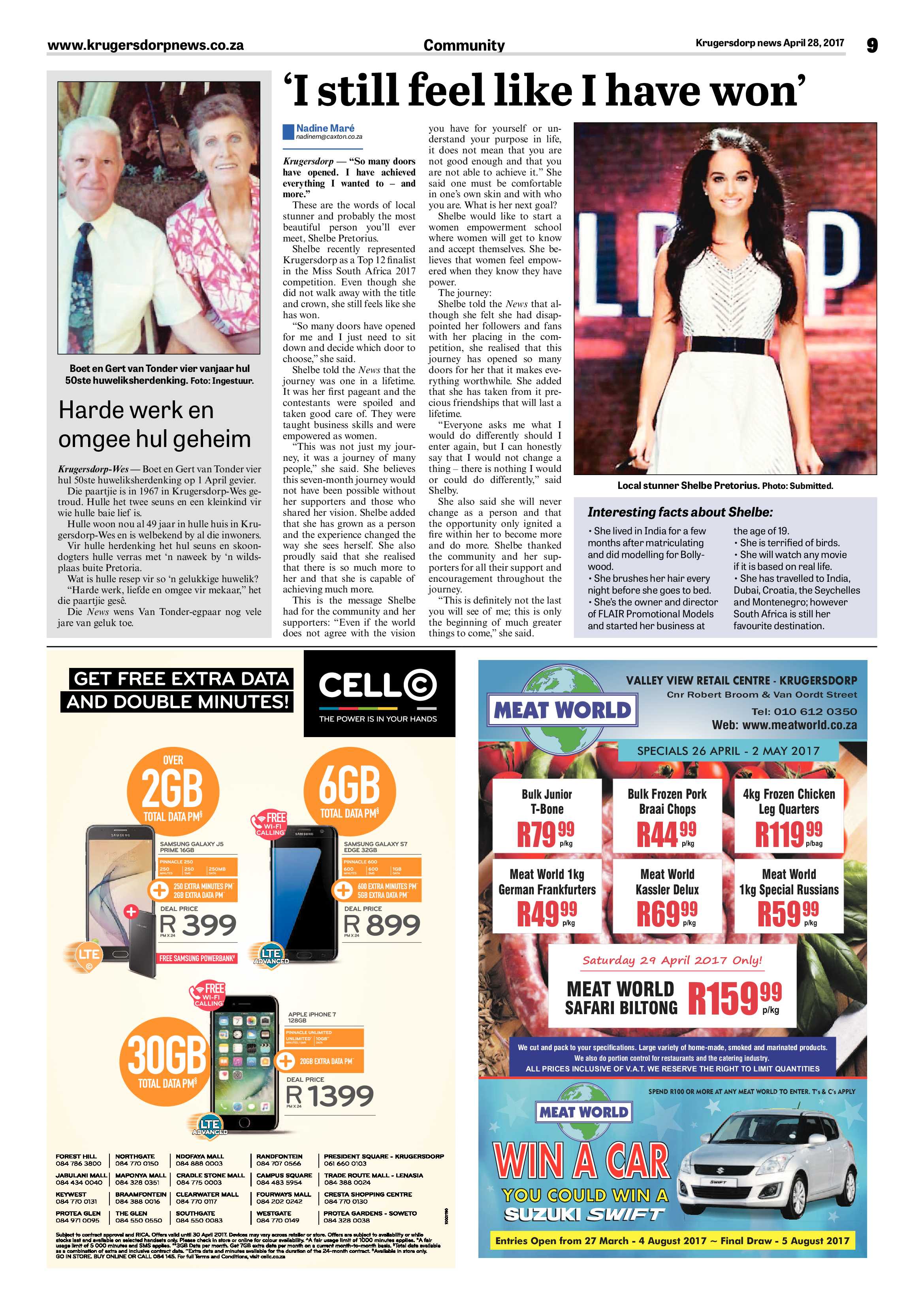 Krugersdorp News 28 April 2017 page 9