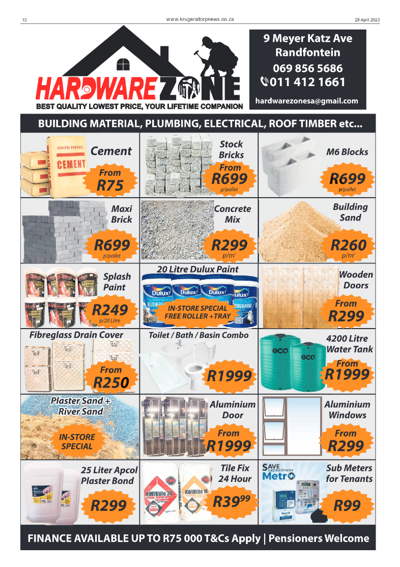 Krugersdorp News 28 April 2023 page 10