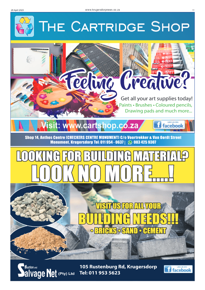 Krugersdorp News 28 April 2023 page 11