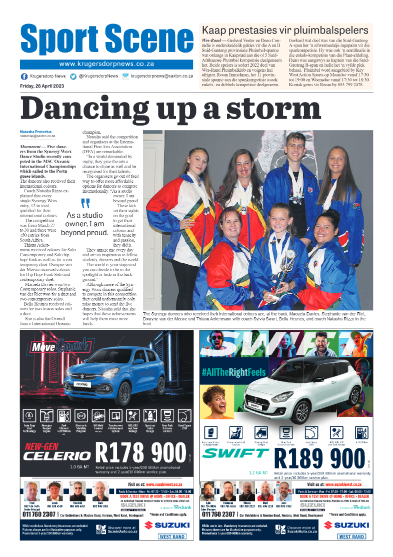 Krugersdorp News 28 April 2023 page 16