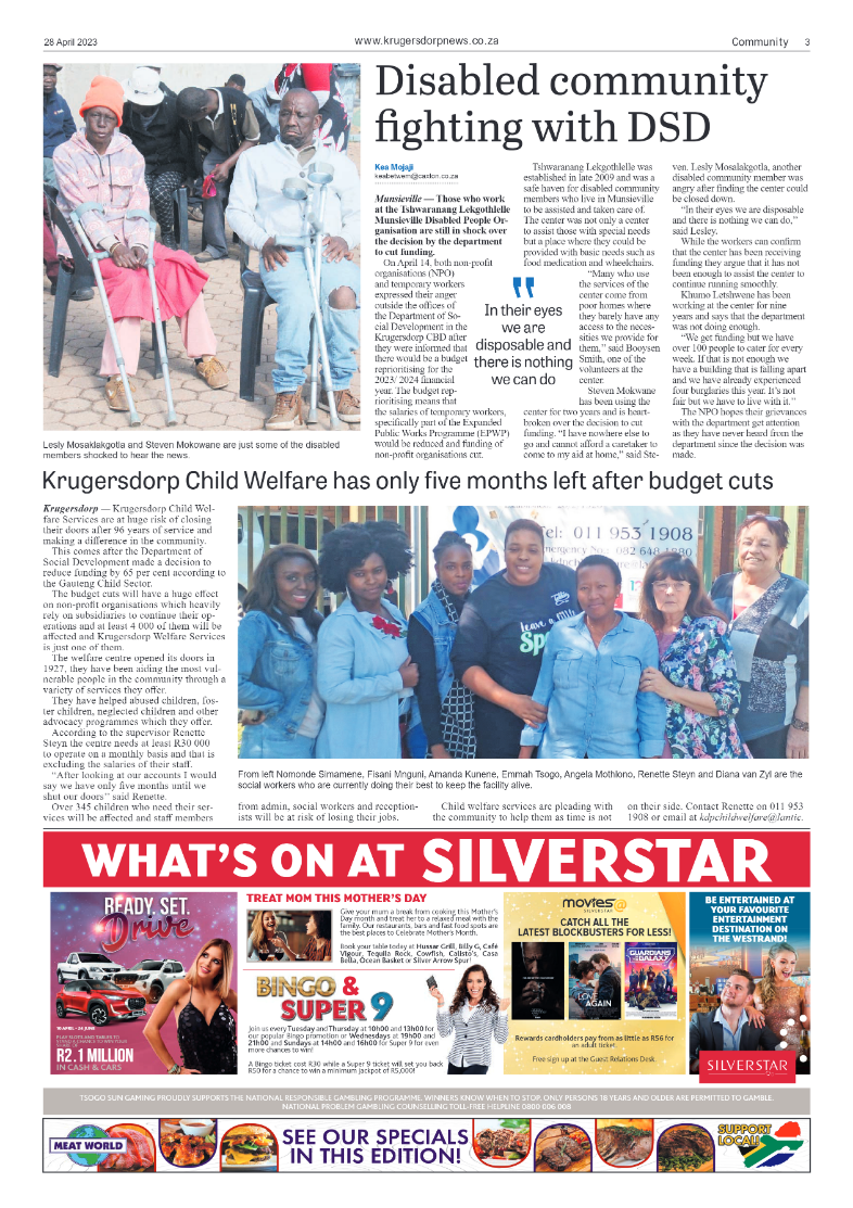 Krugersdorp News 28 April 2023 page 3
