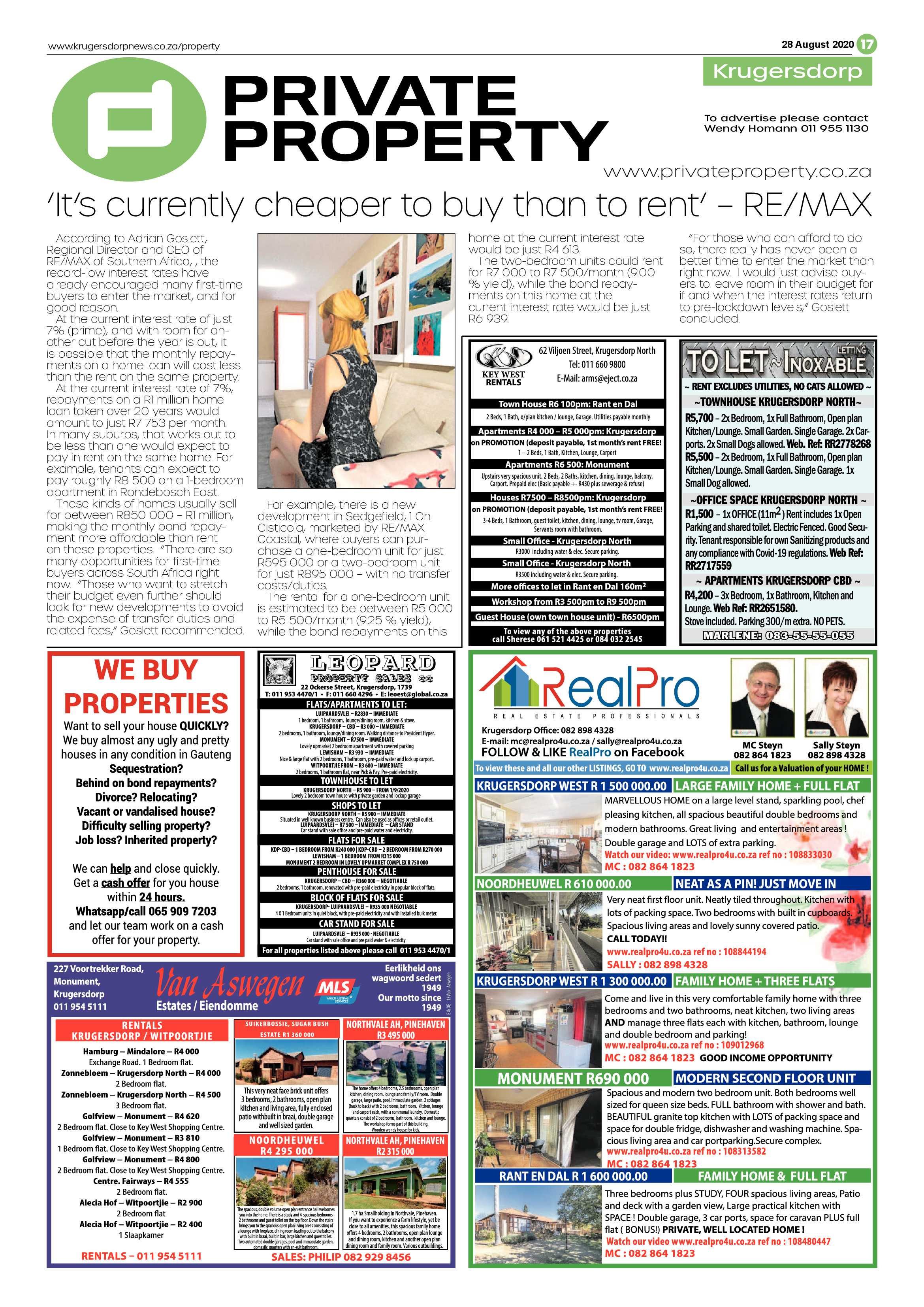 Krugersdorp News 28 August 2020 page 17