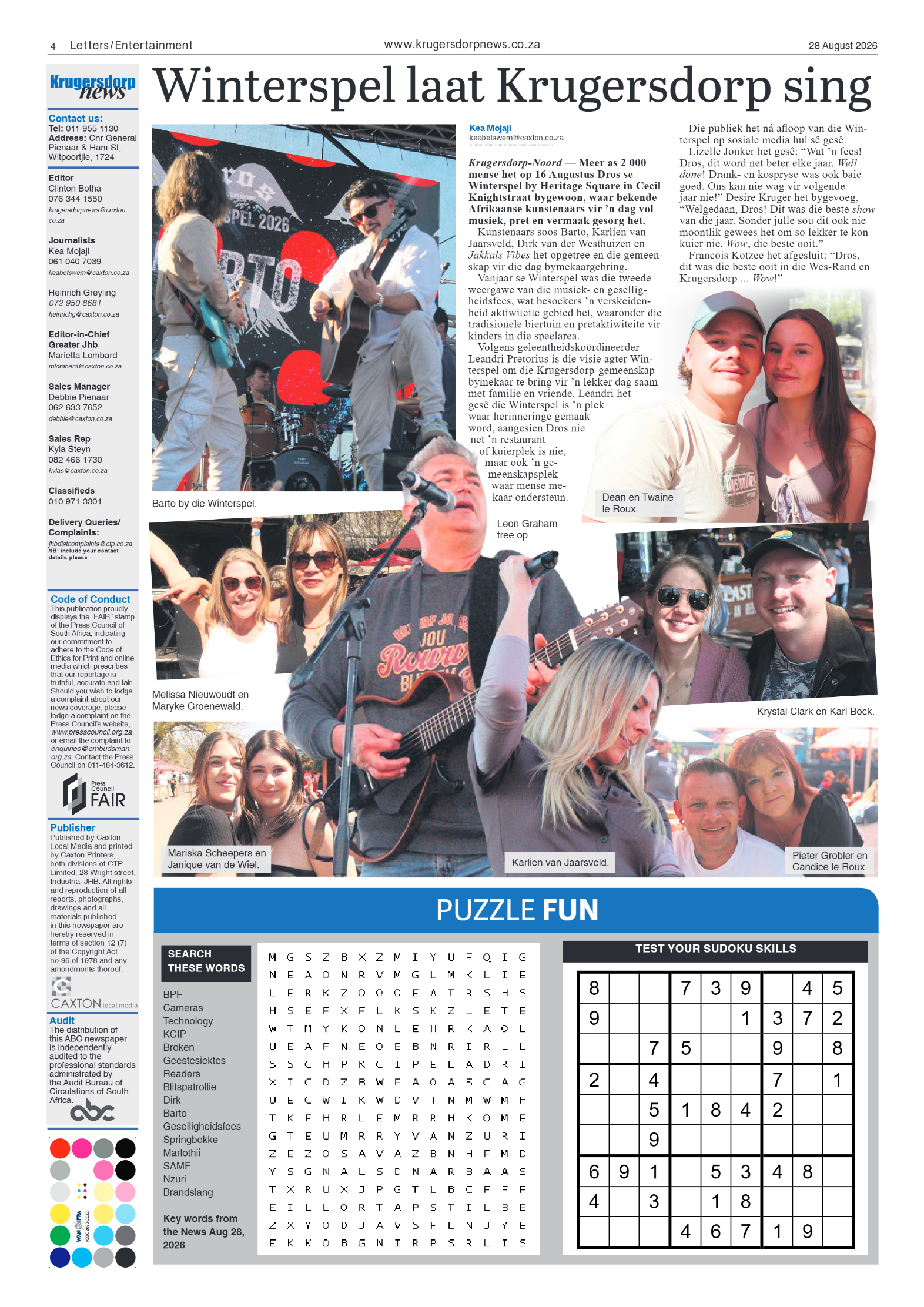 Krugersdorp News 28 August 2026 page 4