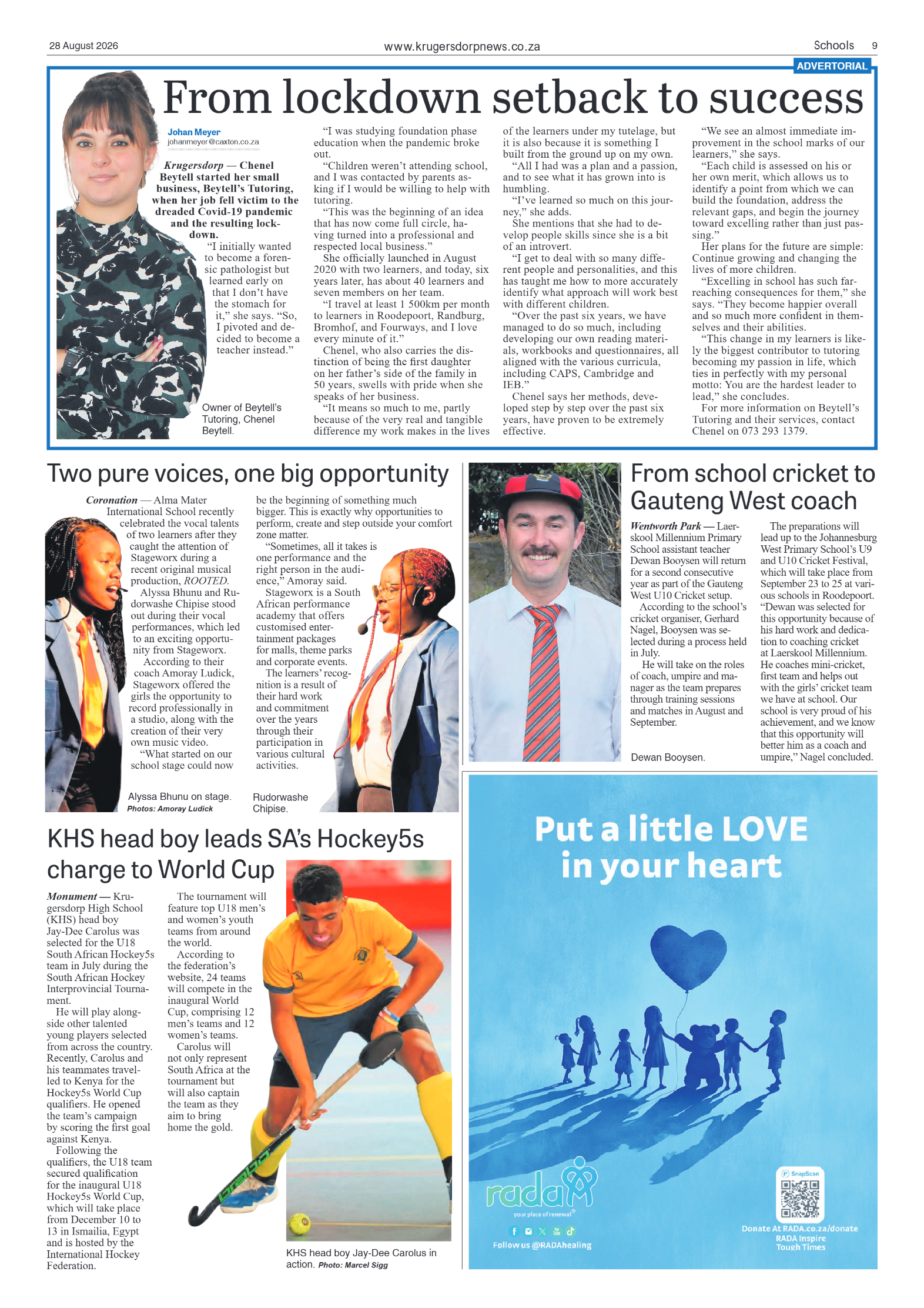 Krugersdorp News 28 August 2026 page 9