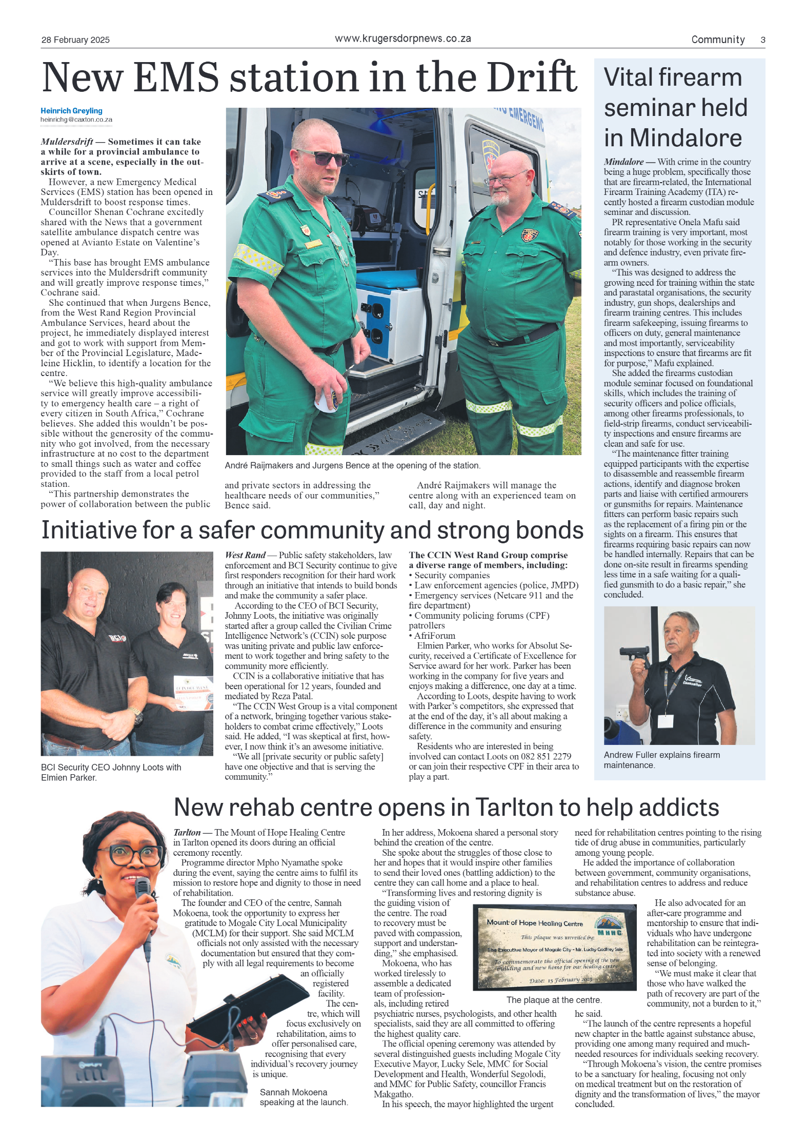 Krugersdorp News 28 February 2025 page 3