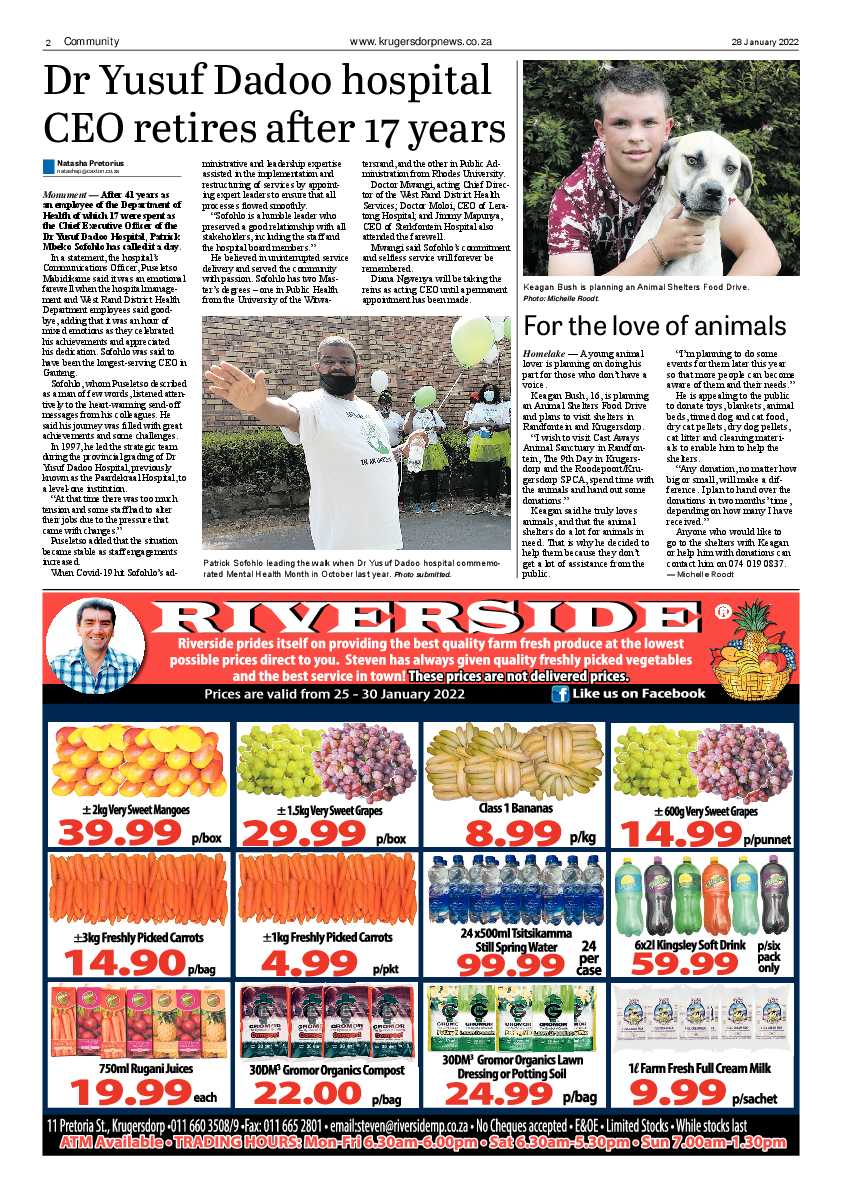 Krugersdorp News 28 January 2022 page 2