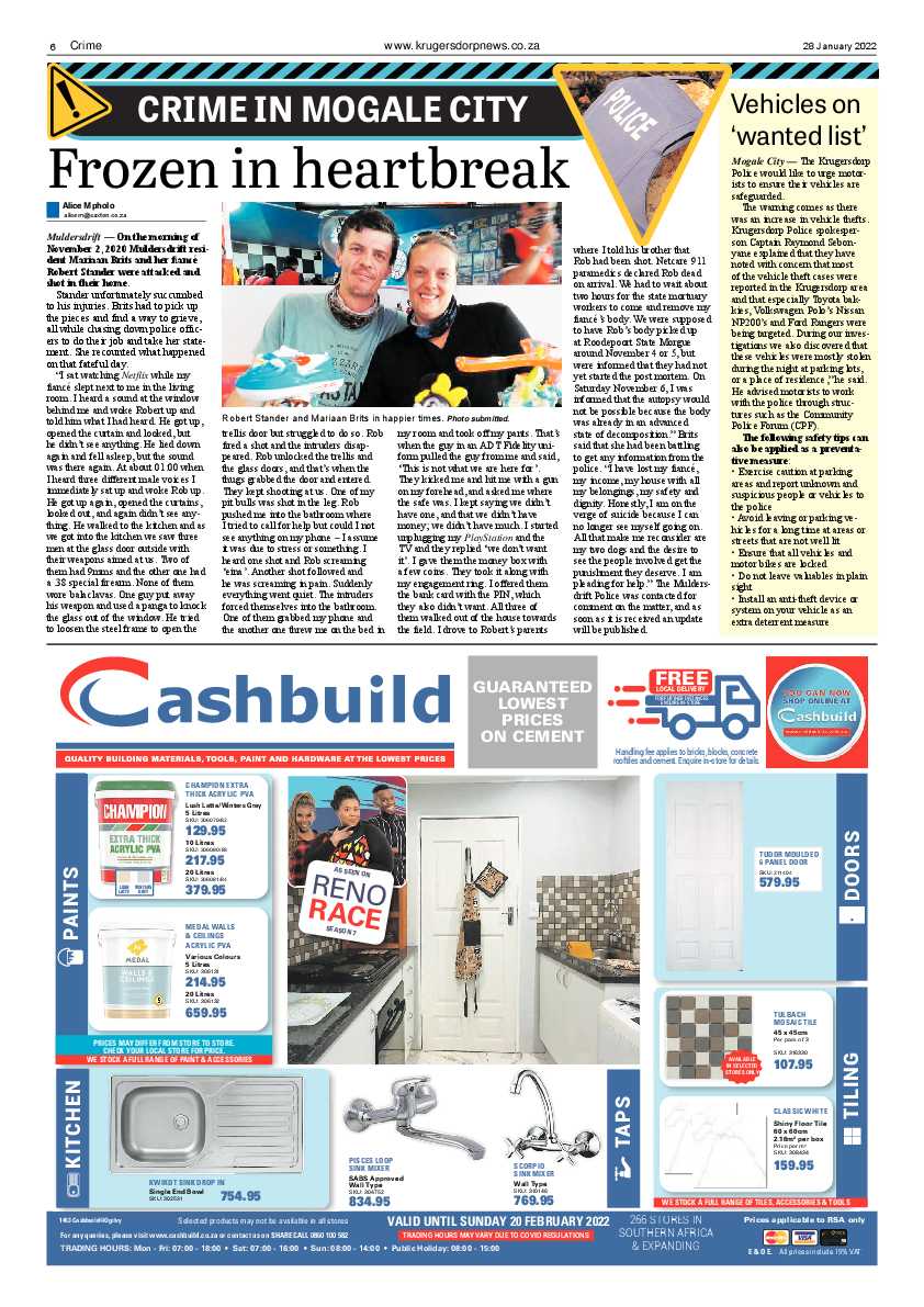 Krugersdorp News 28 January 2022 page 6