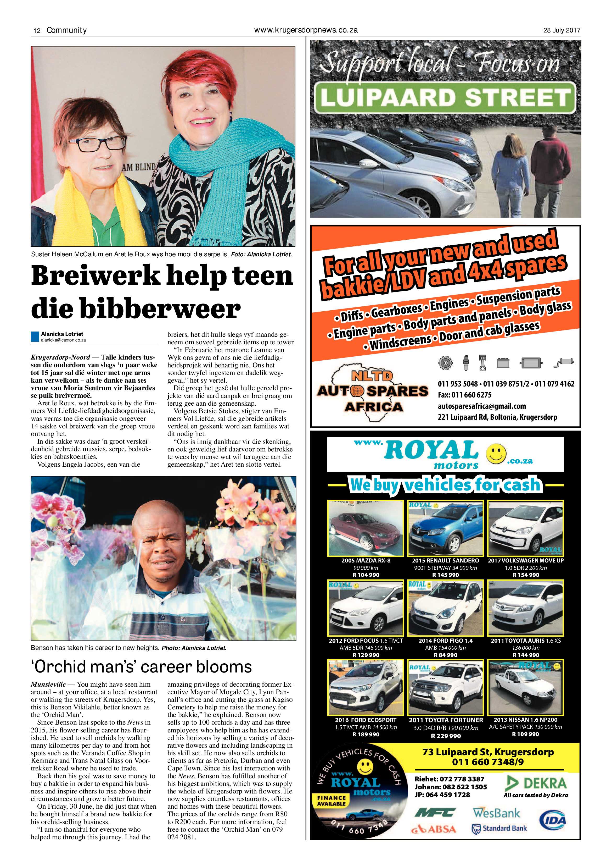 Krugersdorp News 28 July 2017 page 12