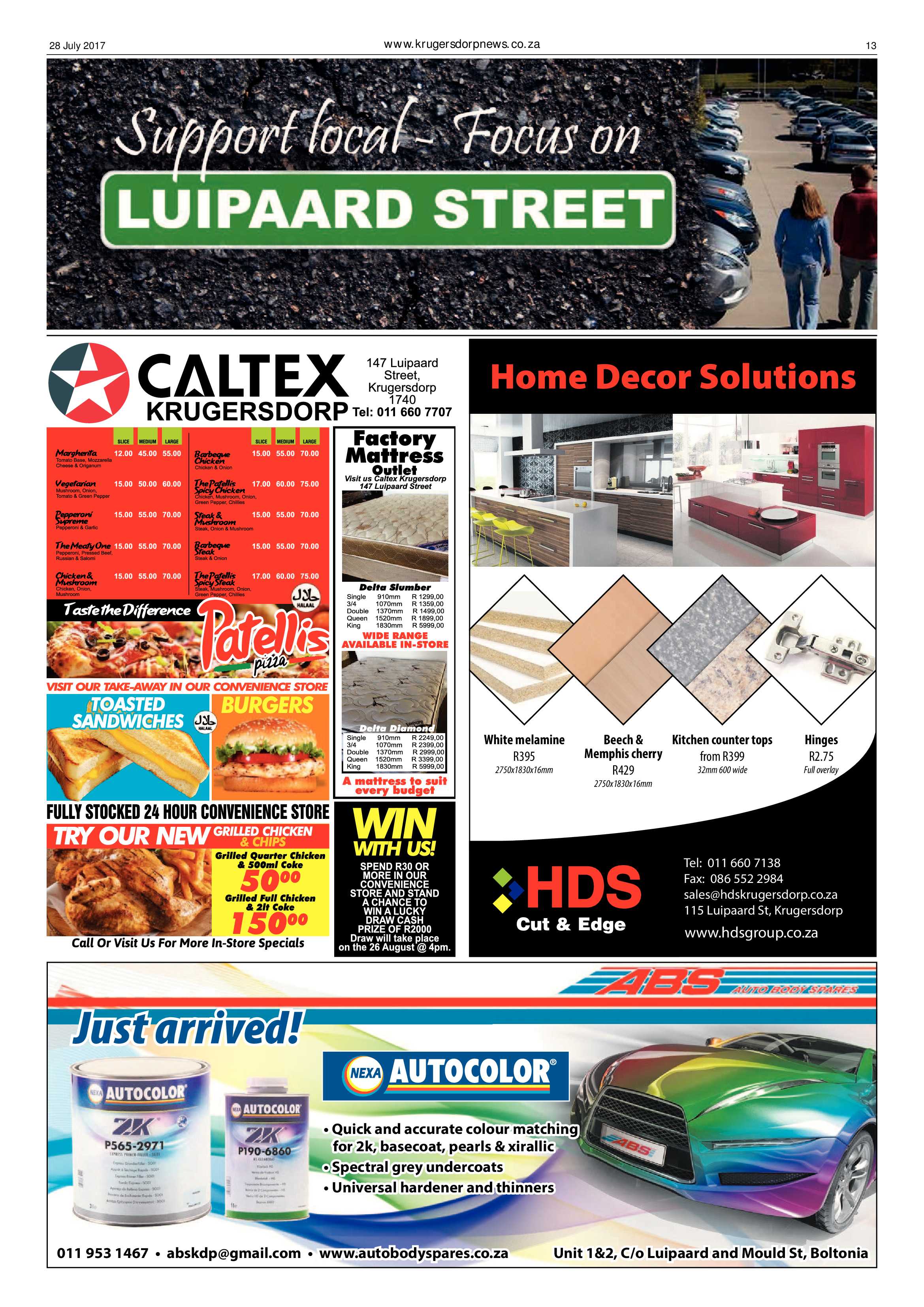 Krugersdorp News 28 July 2017 page 13