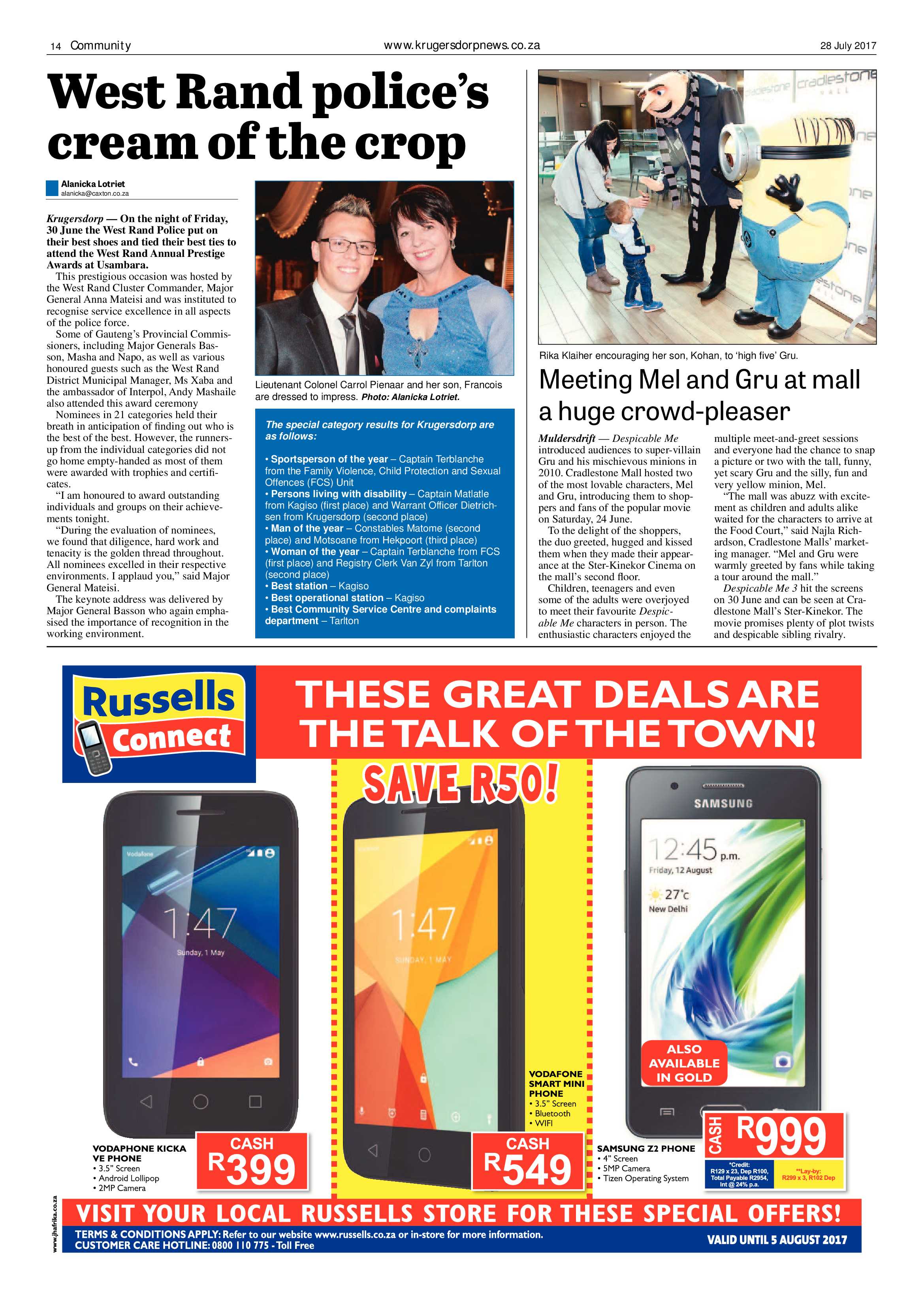 Krugersdorp News 28 July 2017 page 14