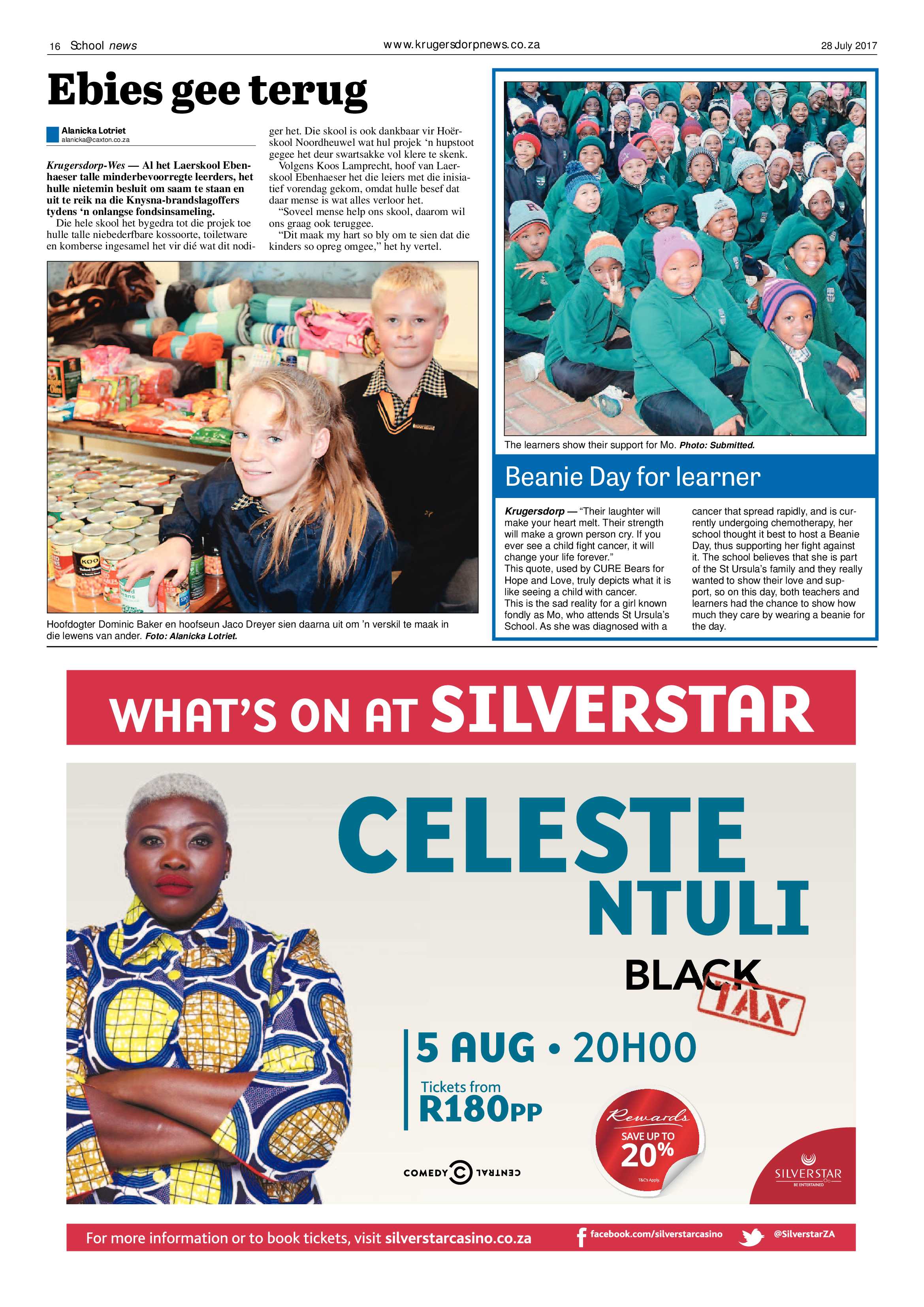 Krugersdorp News 28 July 2017 page 16