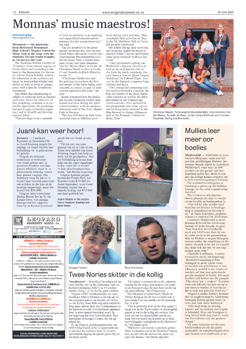 Krugersdorp News 28 June 2024 page 12