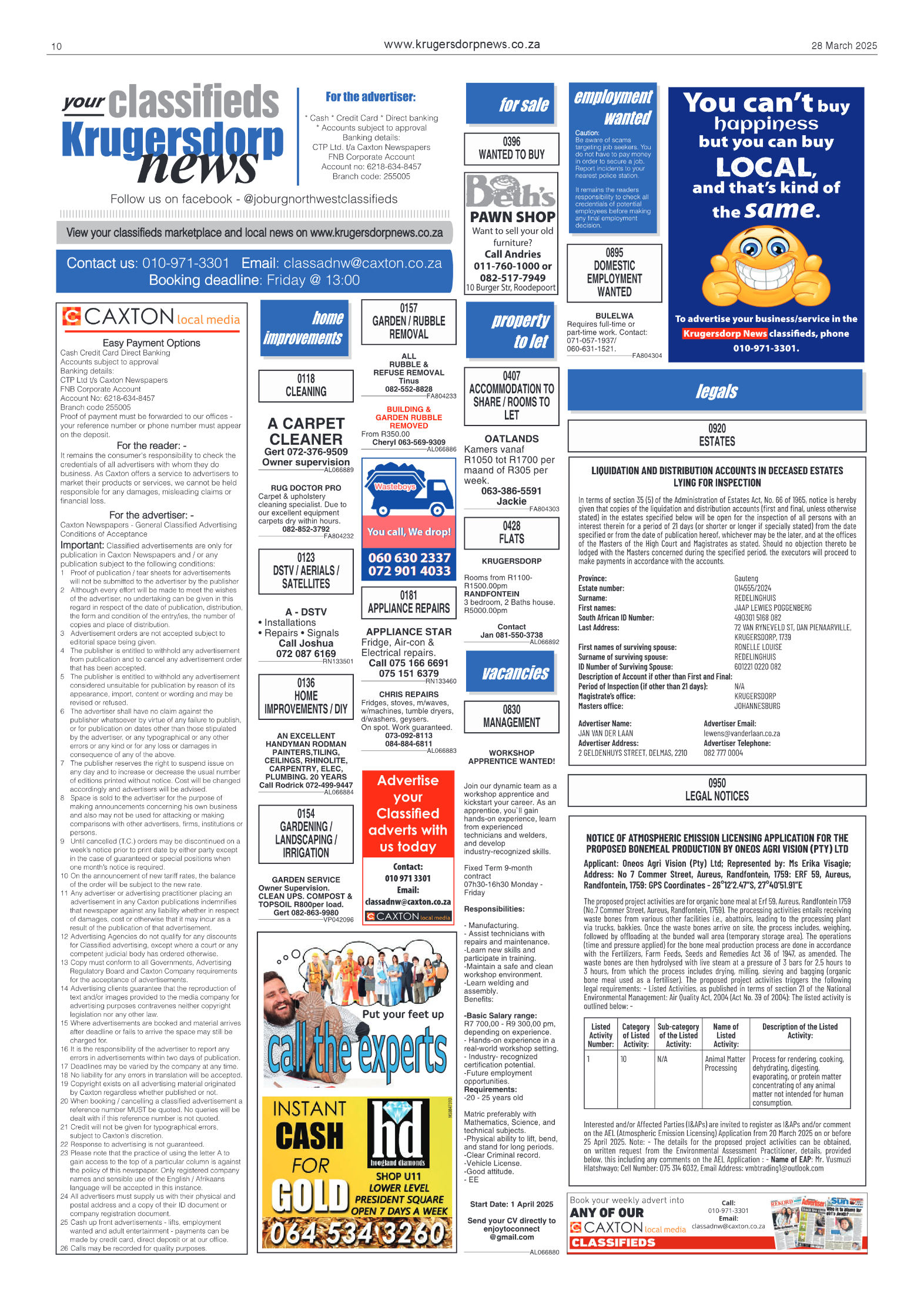 Krugersdorp News 28 March 2025 page 10