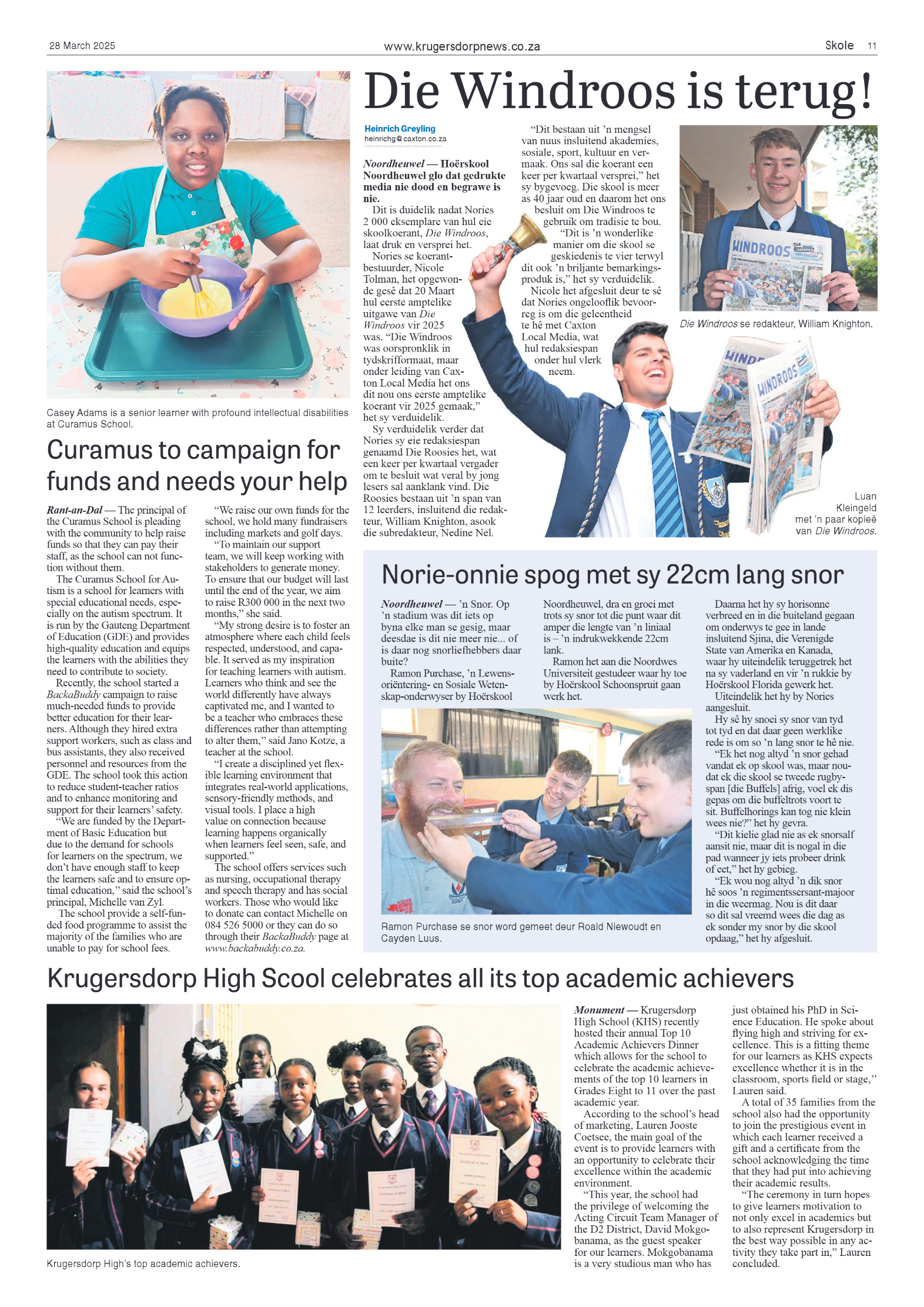 Krugersdorp News 28 March 2025 page 11