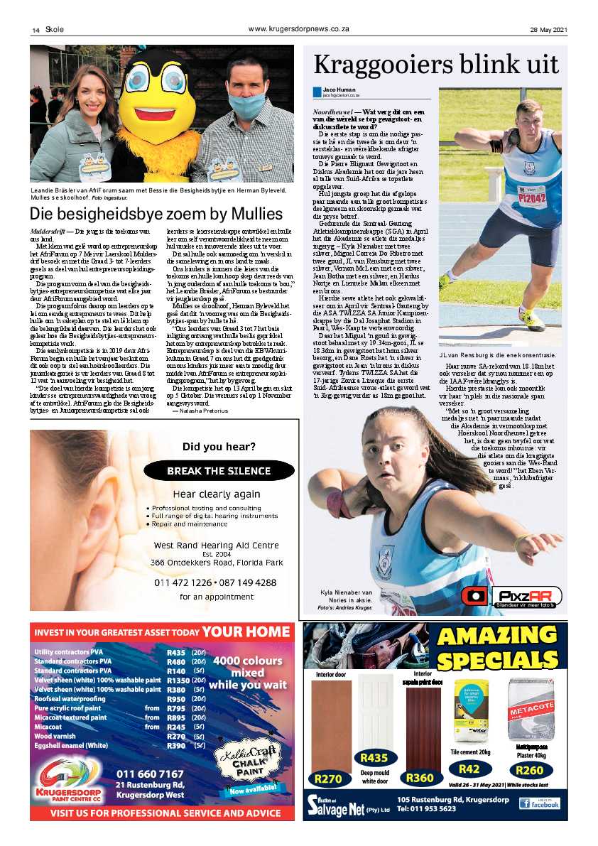 Krugersdorp News 28 May 2021 page 14