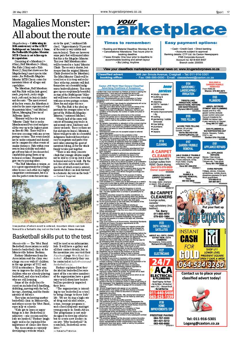 Krugersdorp News 28 May 2021 page 17