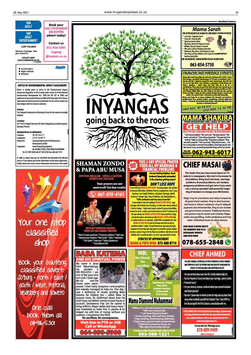 Krugersdorp News 28 May 2021 page 19