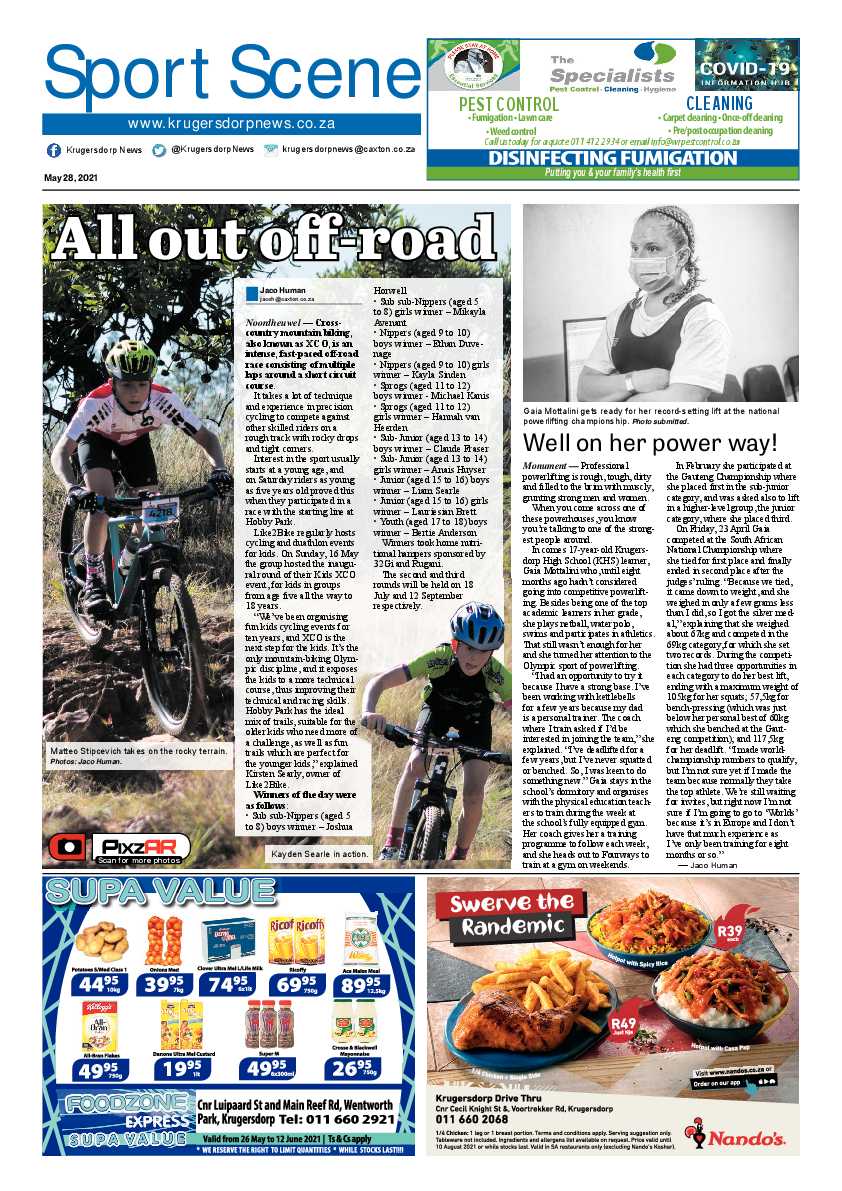 Krugersdorp News 28 May 2021 page 20