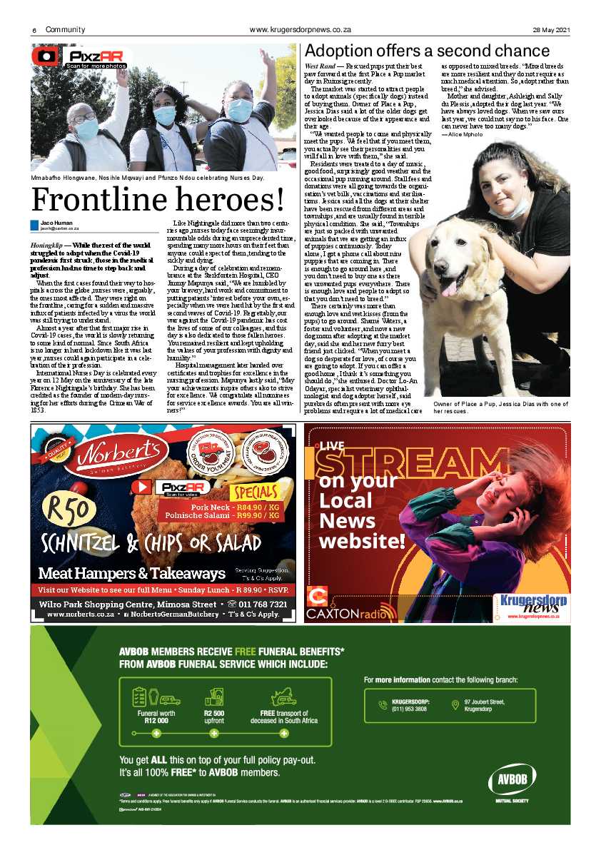 Krugersdorp News 28 May 2021 page 6