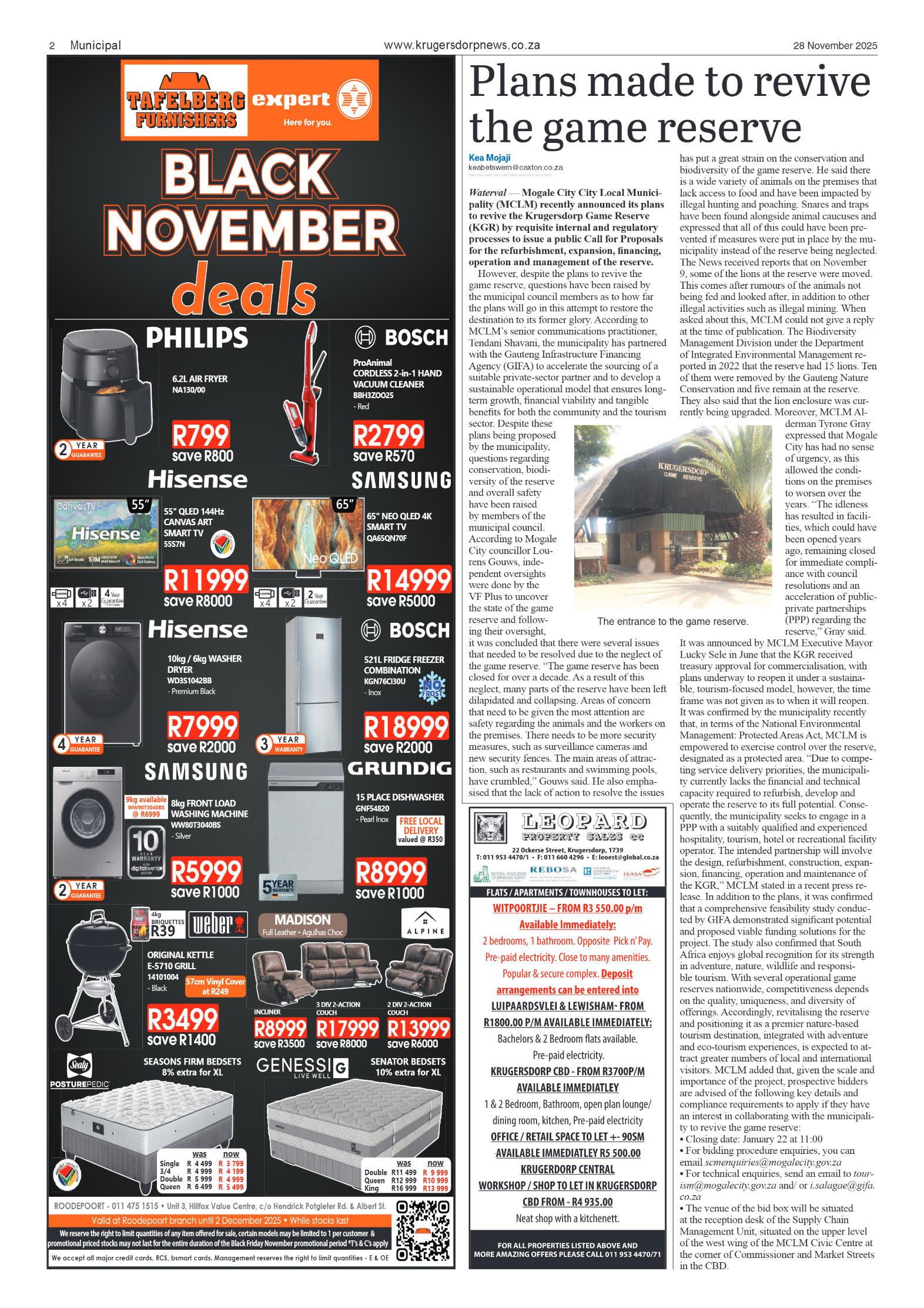 Krugersdorp News 28 November 2025 page 4