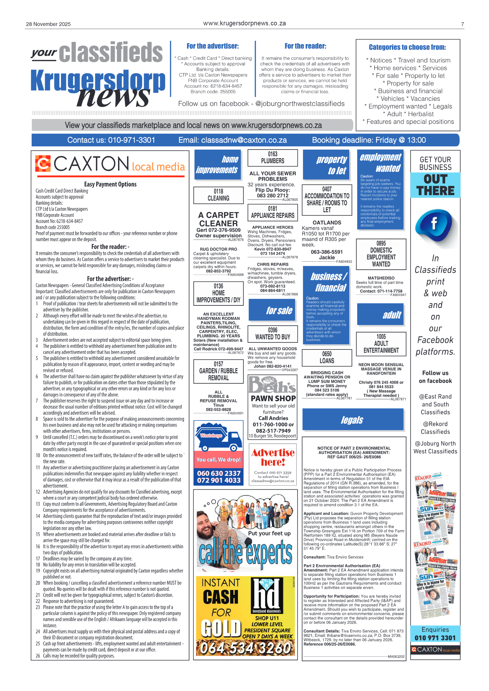 Krugersdorp News 28 November 2025 page 9