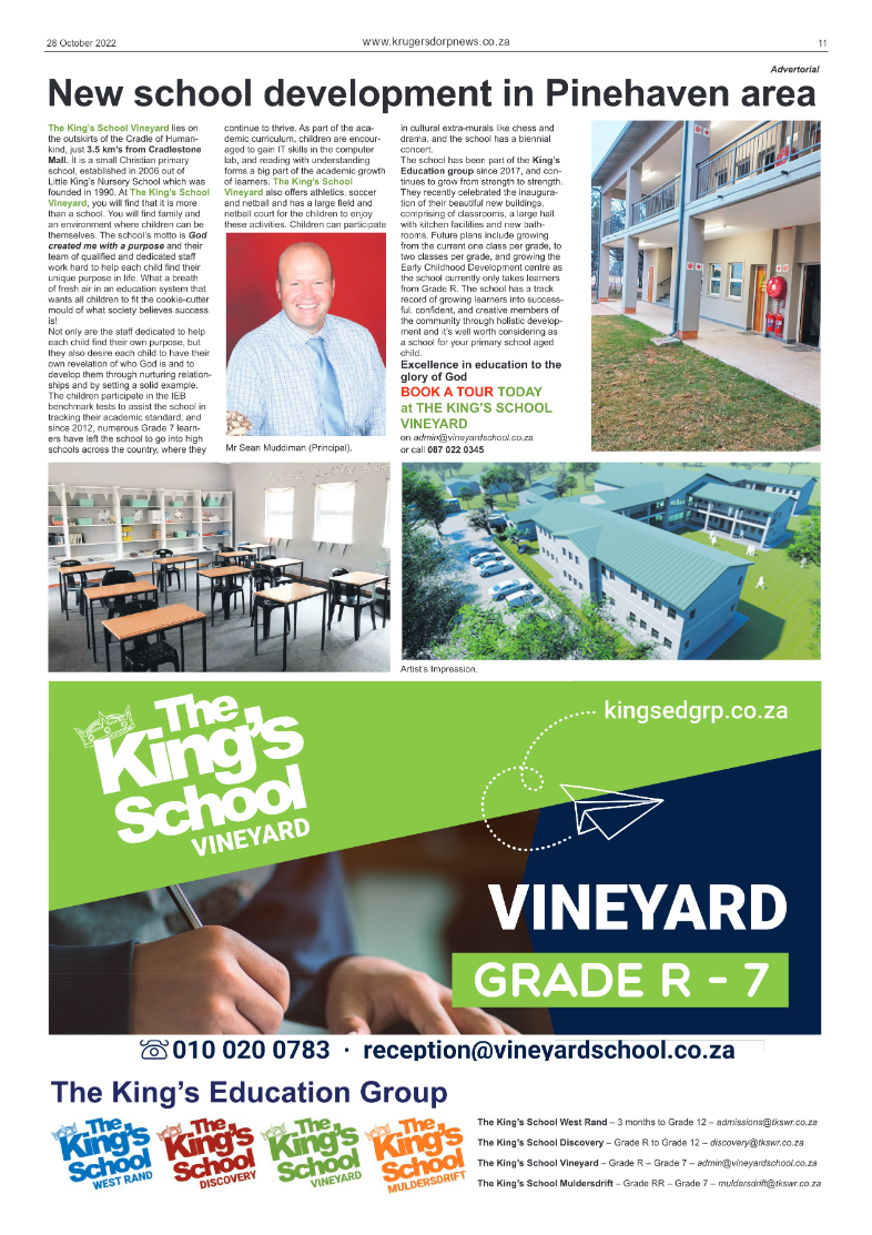 Krugersdorp News 28 October 2022 page 11