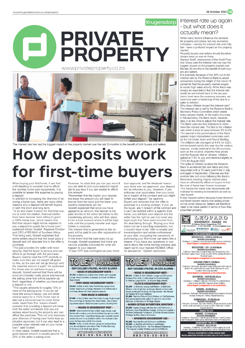 Krugersdorp News 28 October 2022 page 13