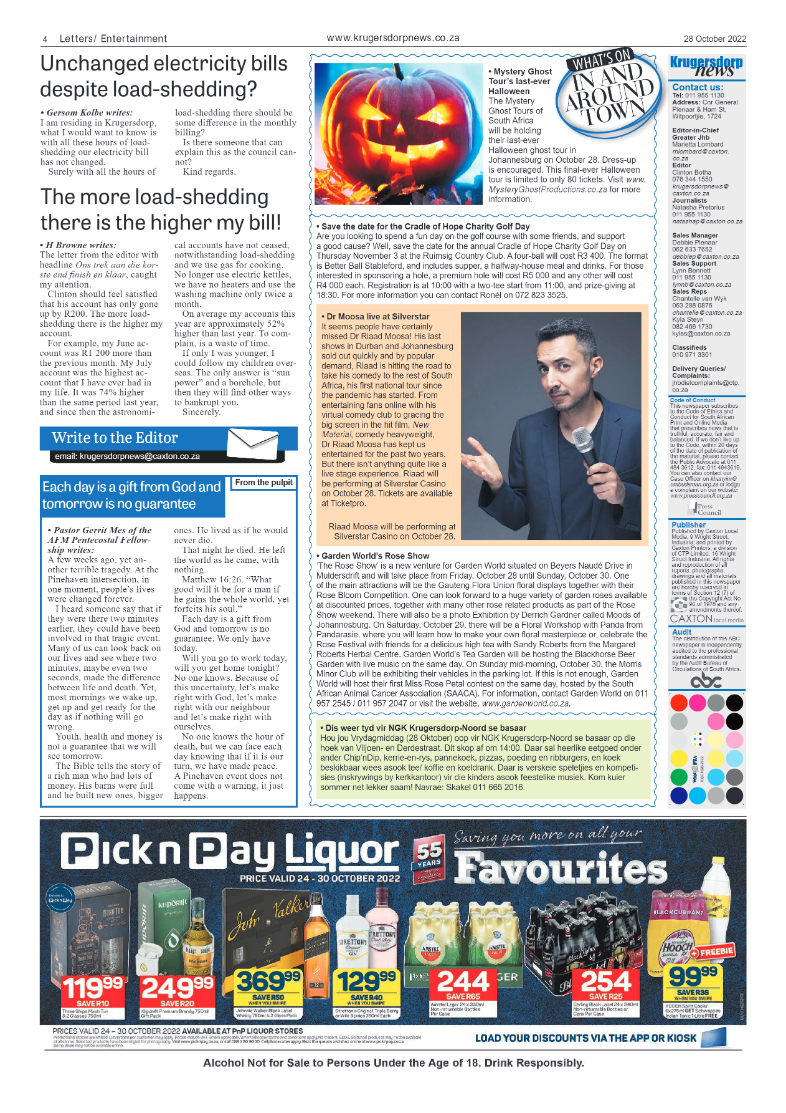 Krugersdorp News 28 October 2022 page 4