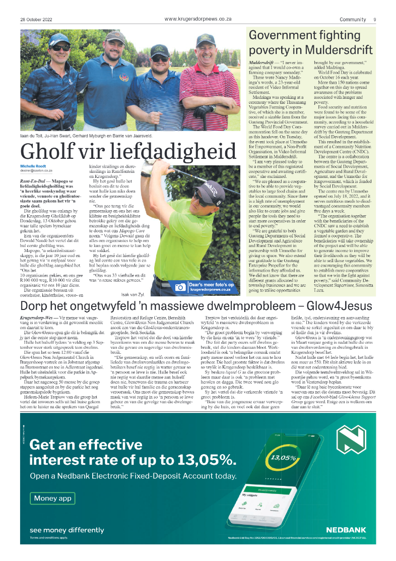 Krugersdorp News 28 October 2022 page 9