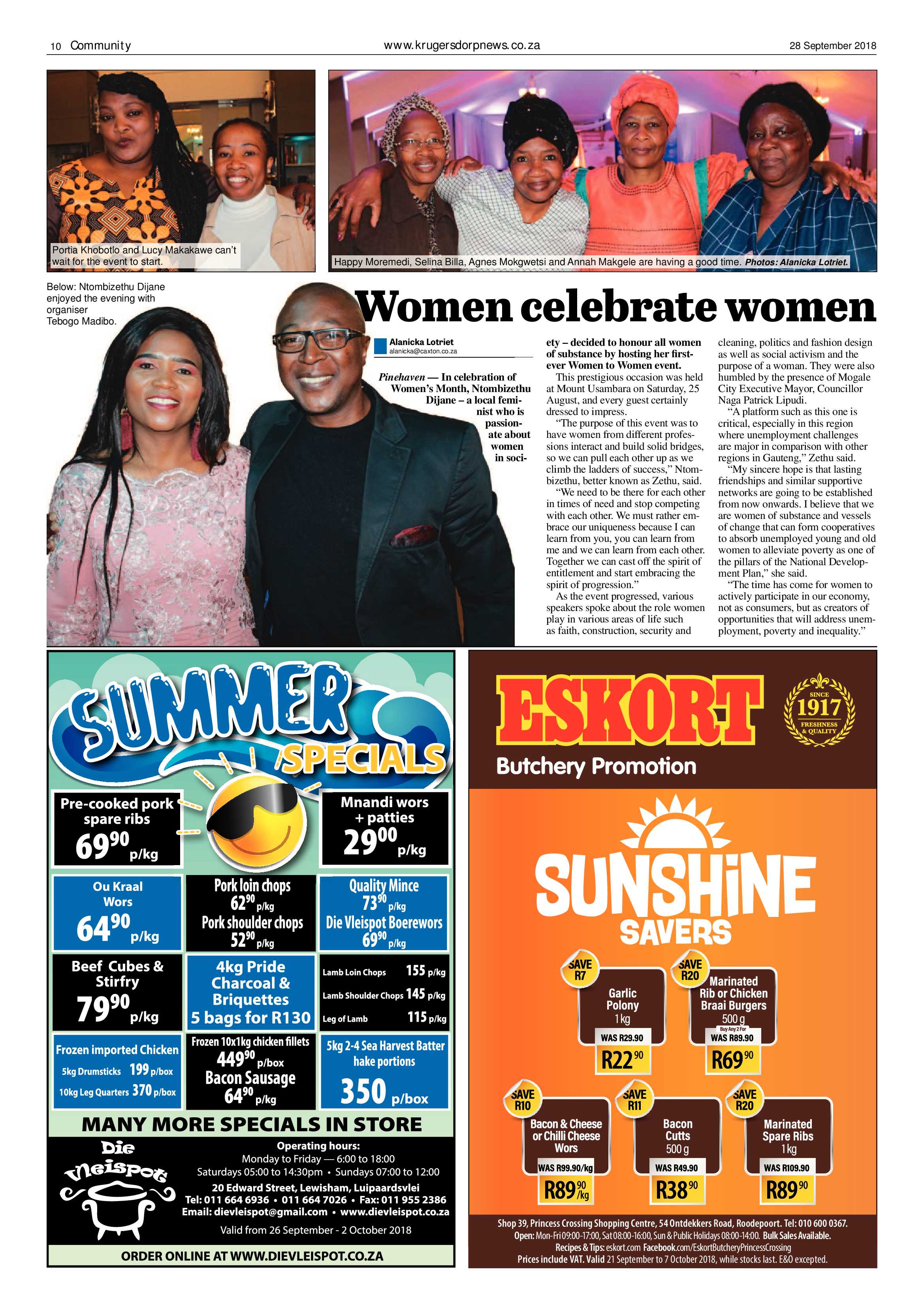 Krugersdorp News 28 September 2018 page 10