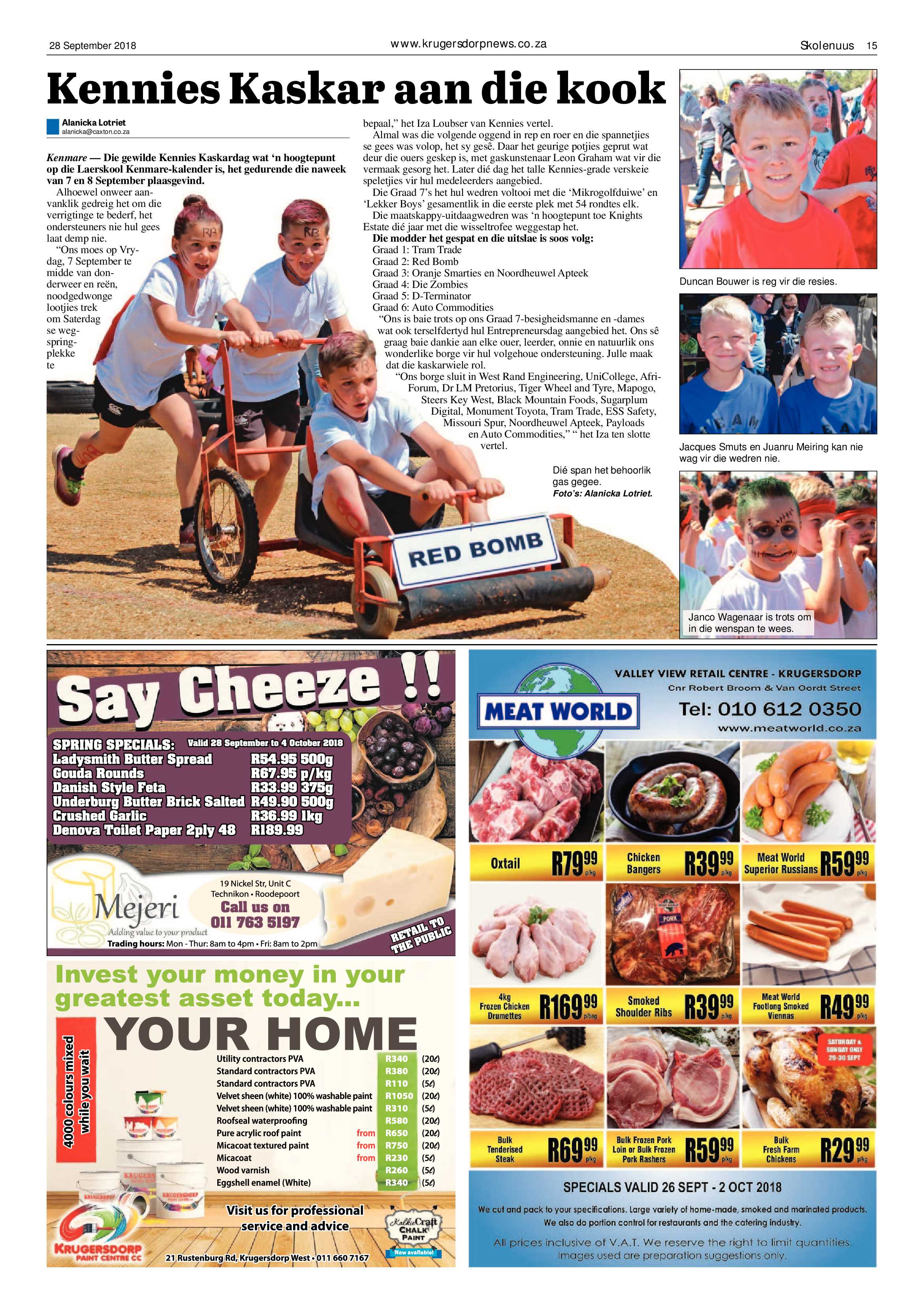Krugersdorp News 28 September 2018 page 15