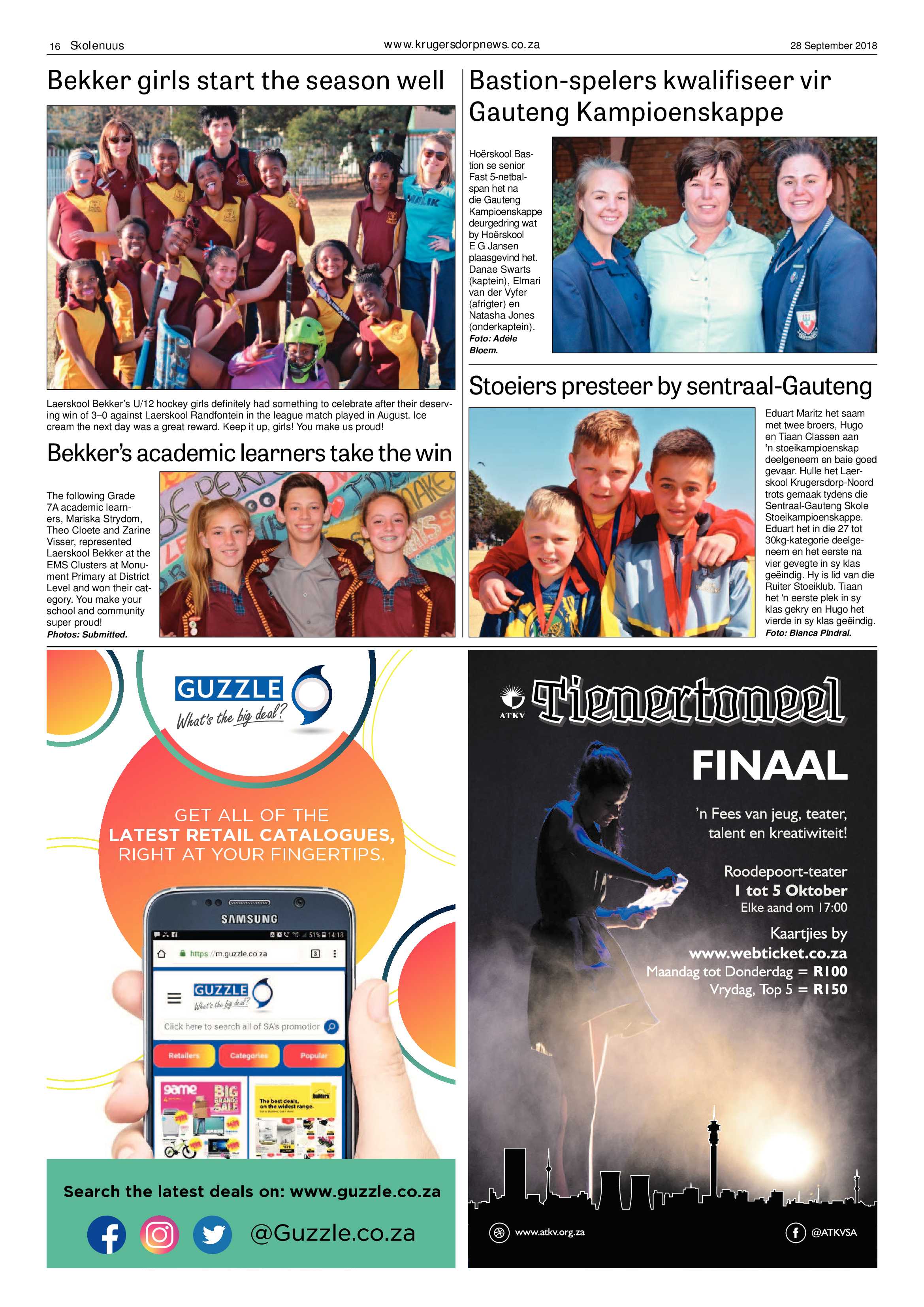 Krugersdorp News 28 September 2018 page 16