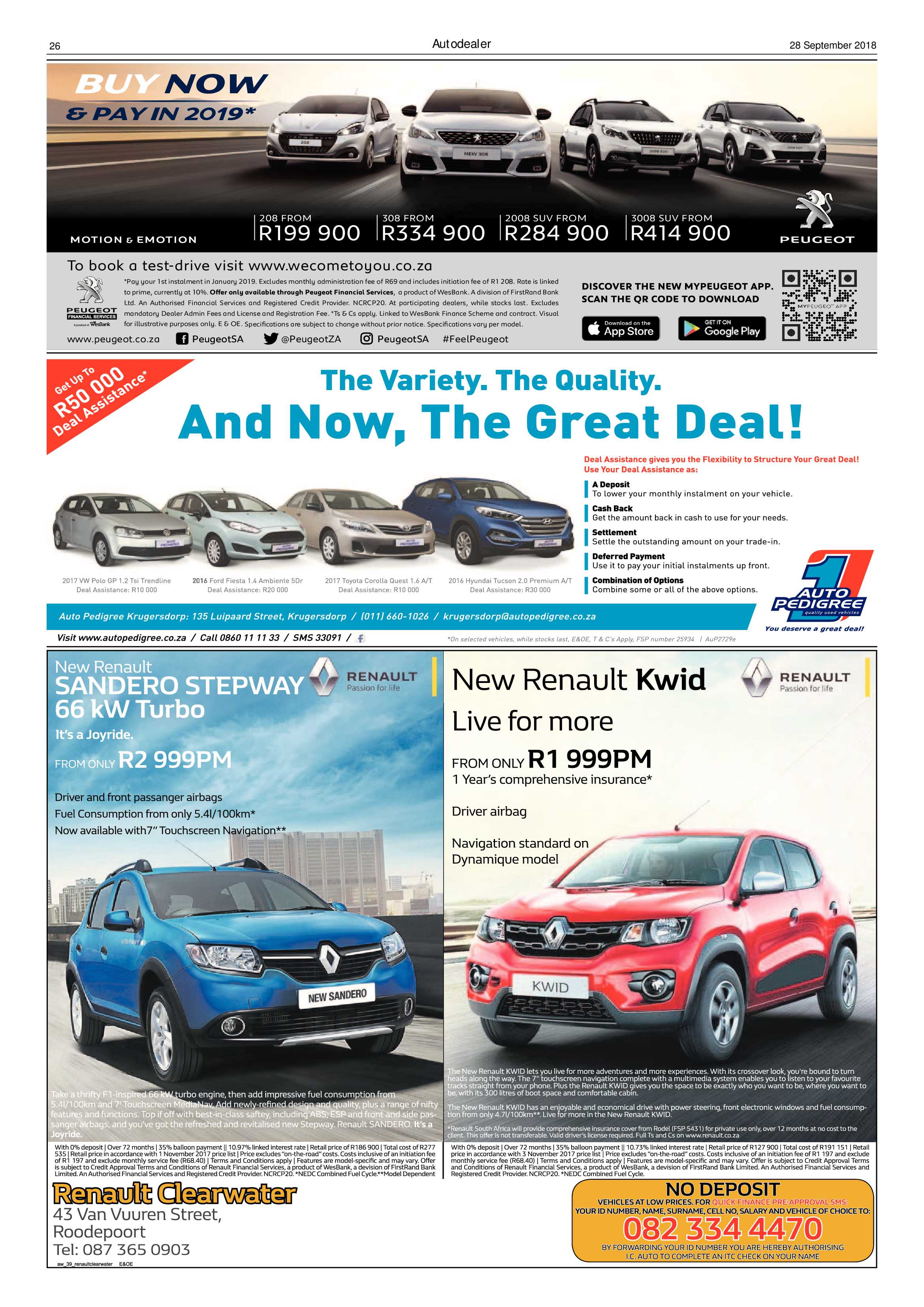 Krugersdorp News 28 September 2018 page 26