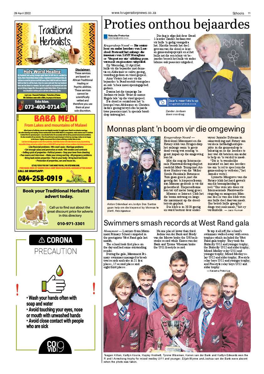 Krugersdorp News 29 April 2022 page 11