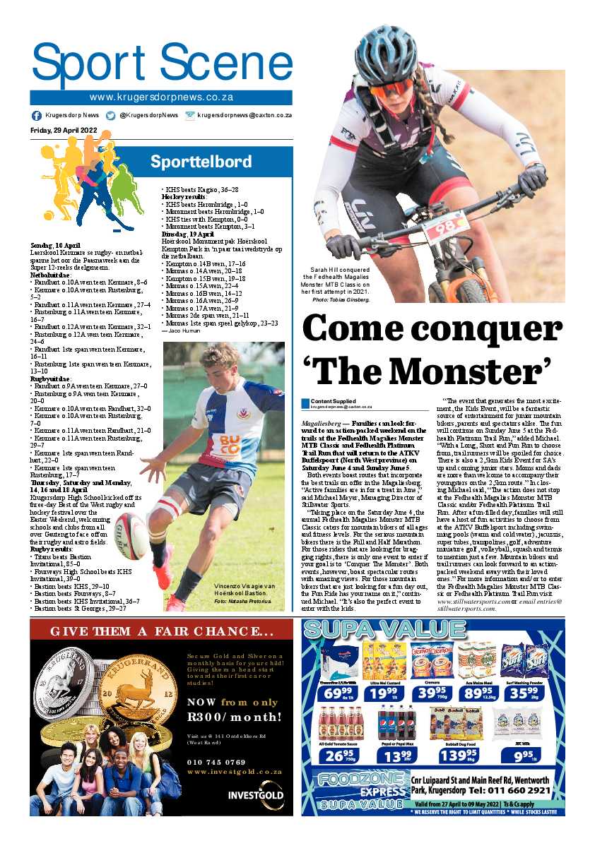 Krugersdorp News 29 April 2022 page 12